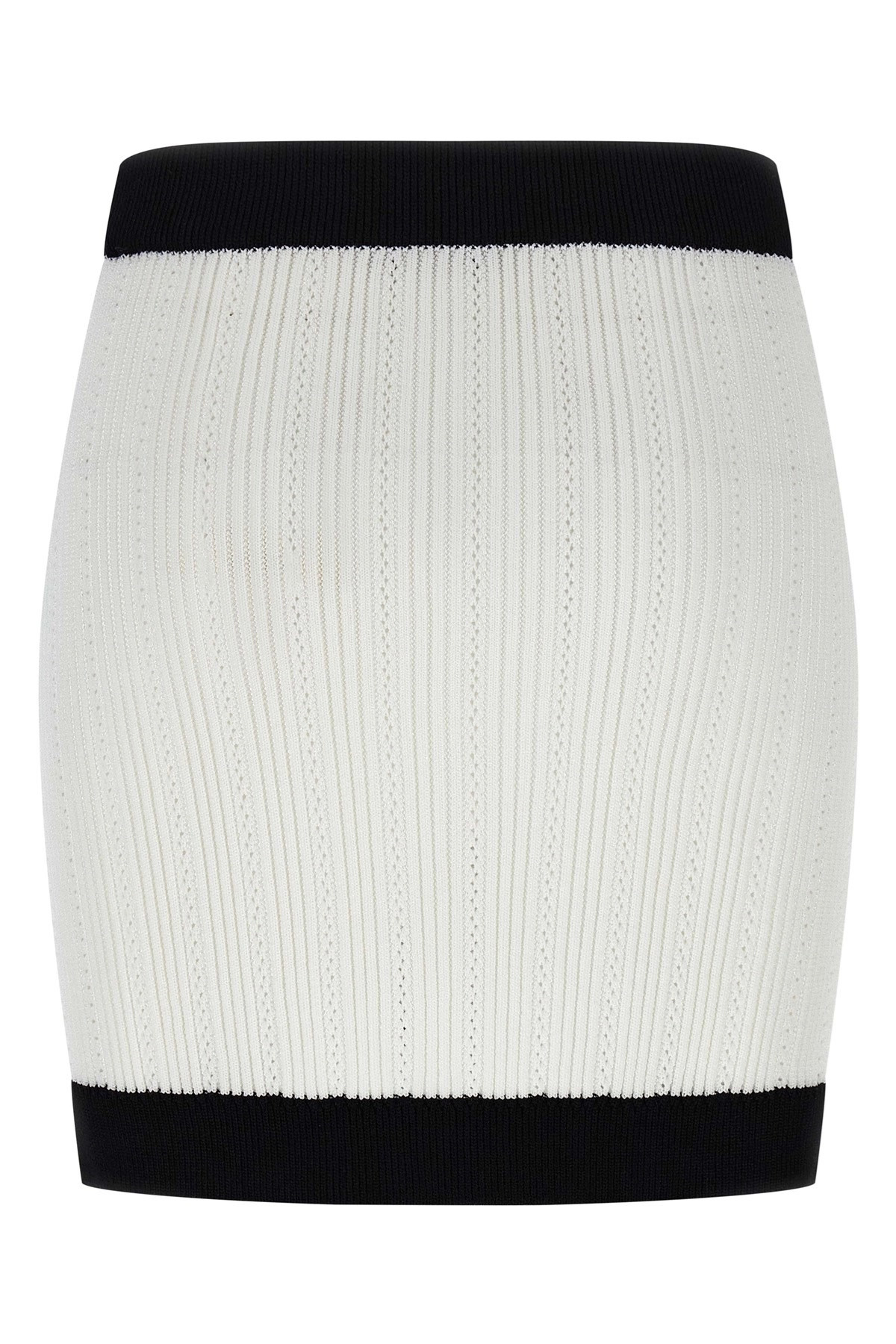 Two-tone miniskirt - 3