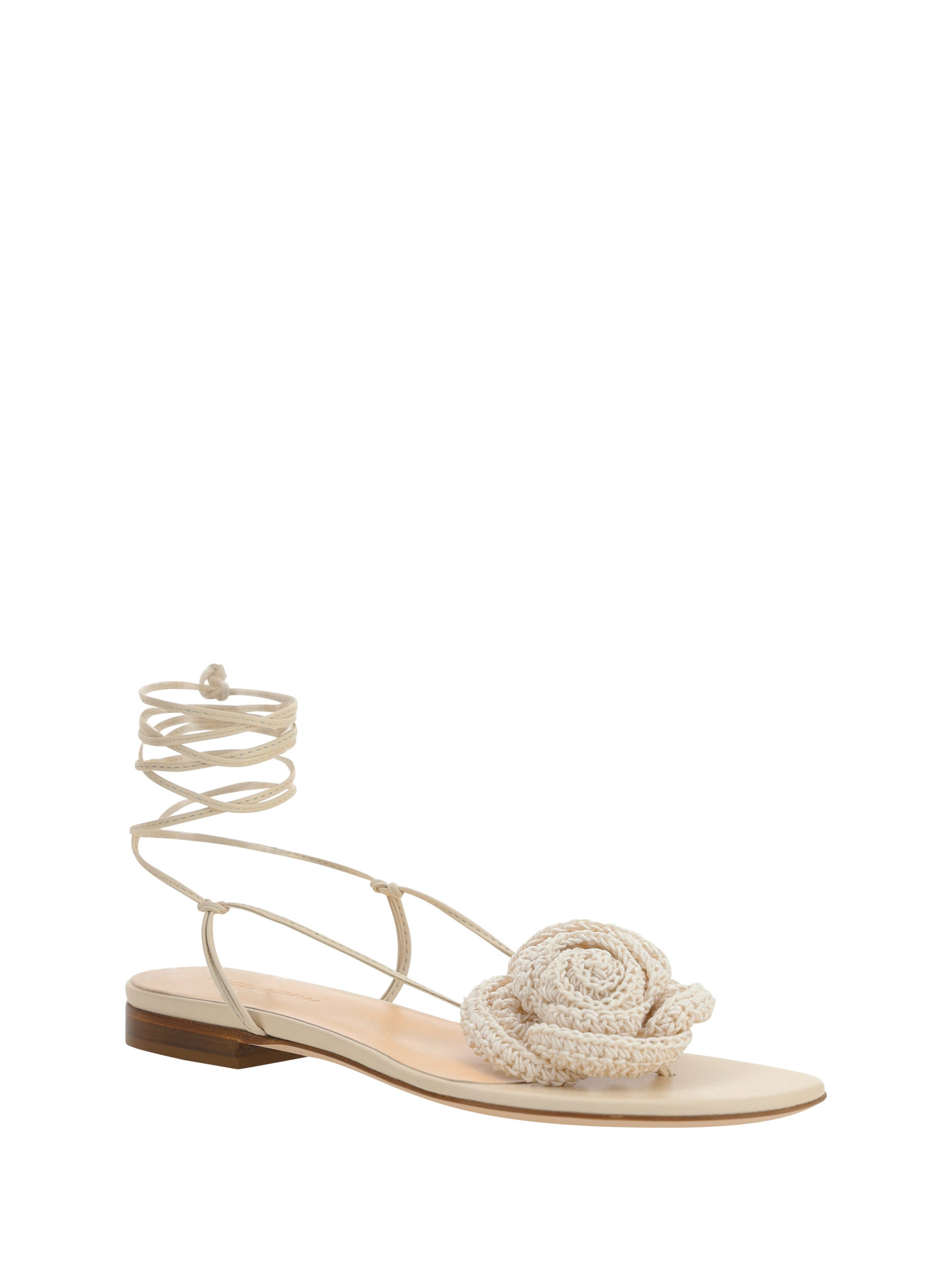 Flat Flower Sandals - 2