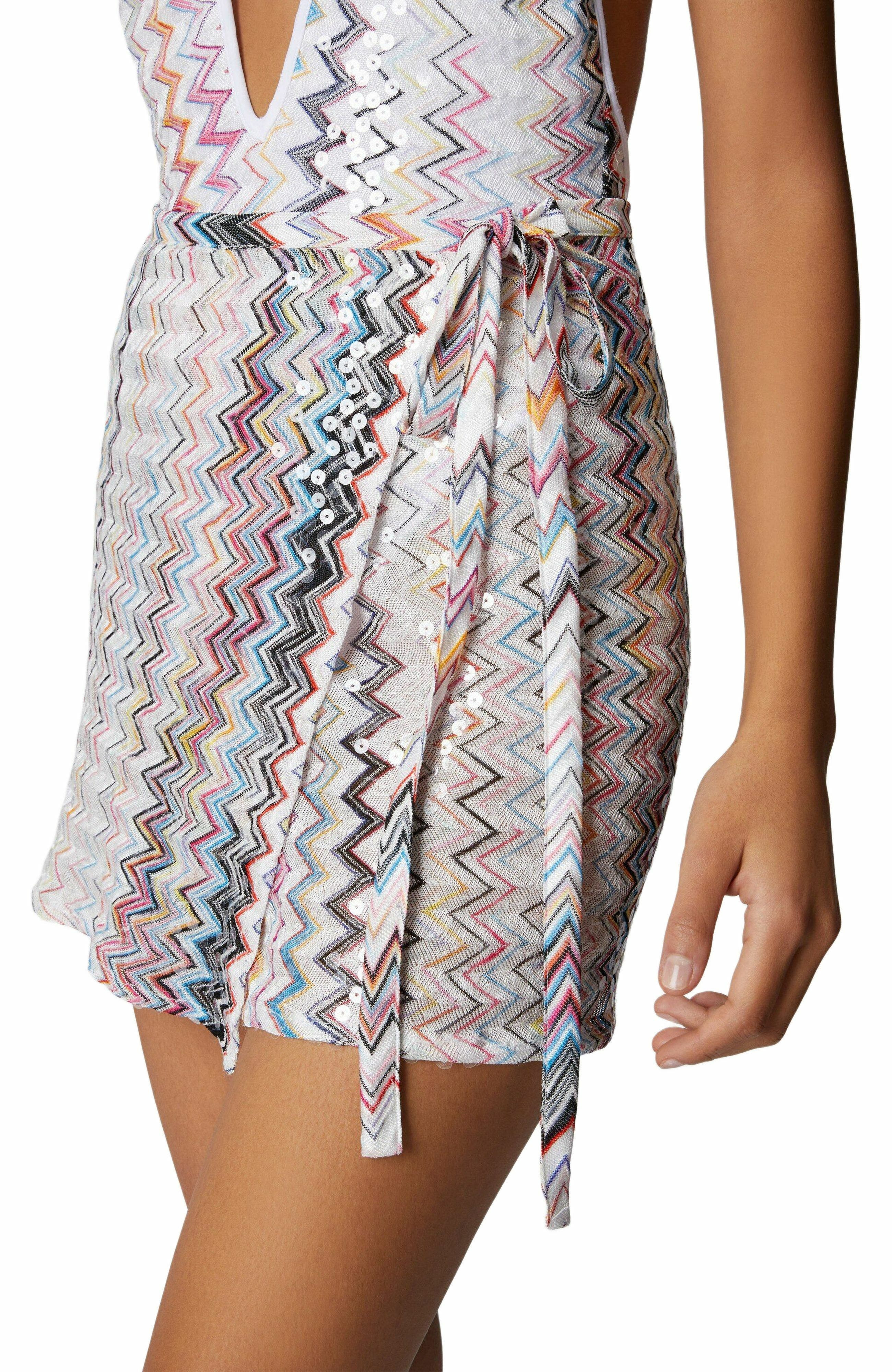 Missoni Viscose Blend Pareo Mini Skirt in Multicoloured at Nordstrom - 3