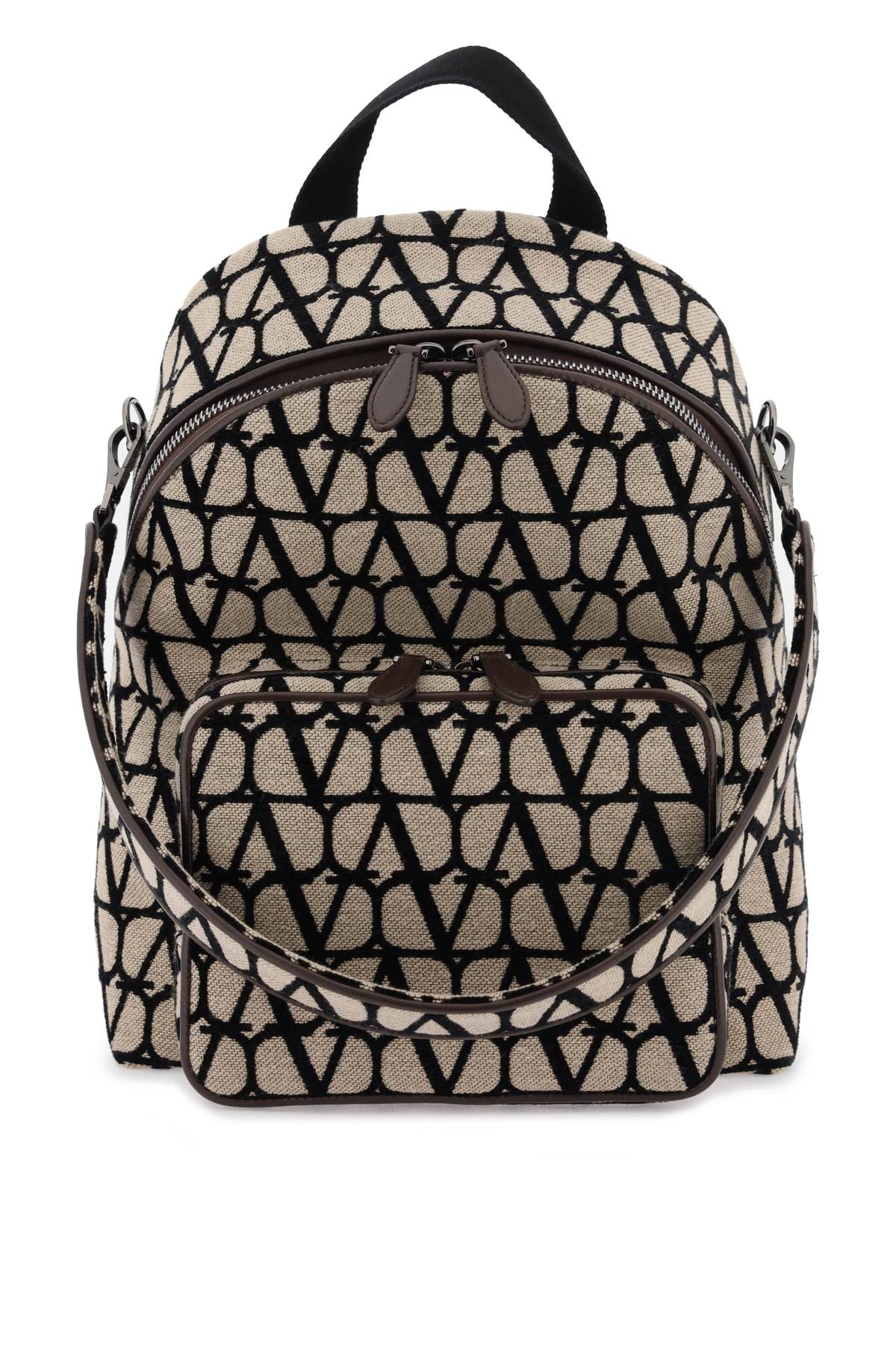 Valentino Garavani Toile Iconographe Backpack Men - 1