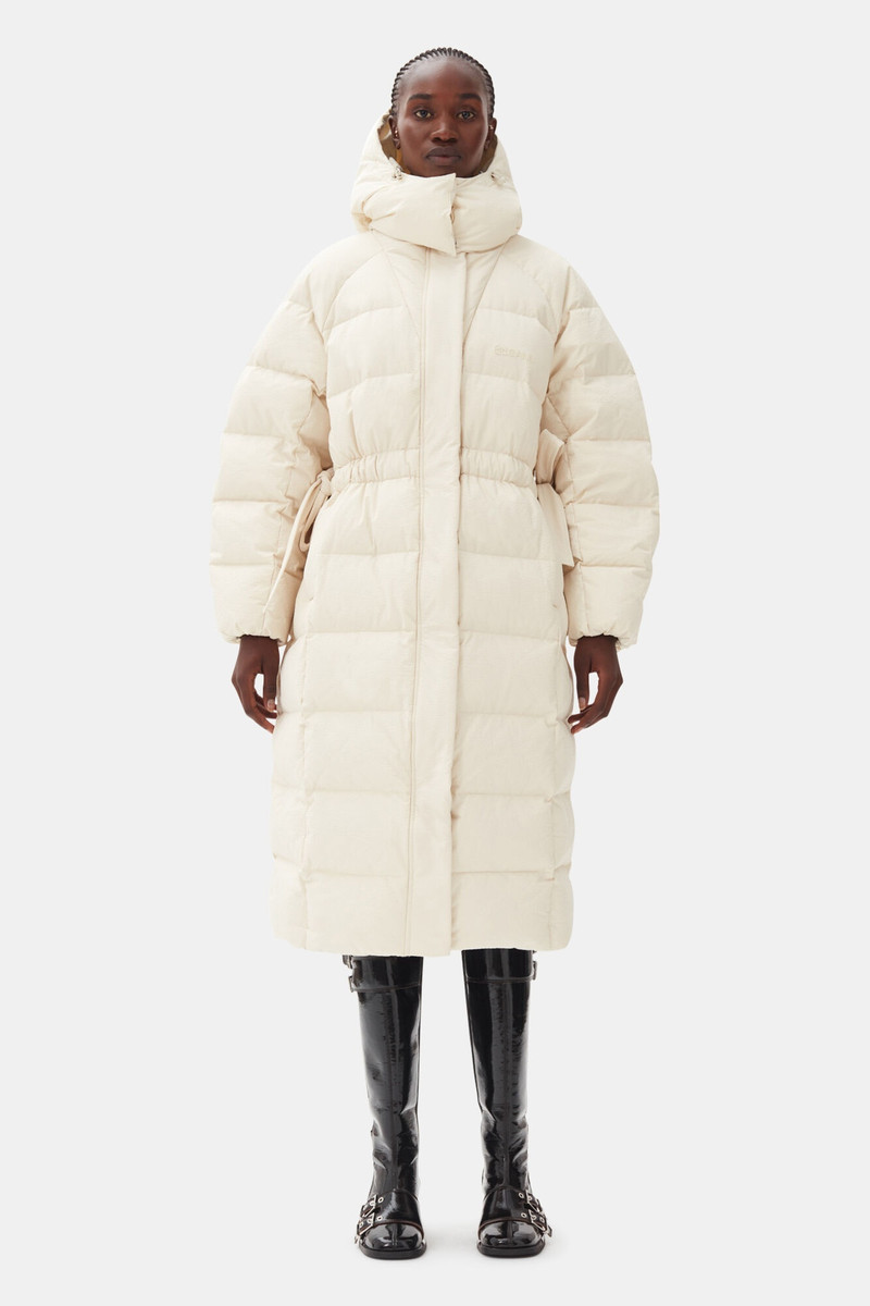 GANNI WHITE TECH PUFFER COAT outlook