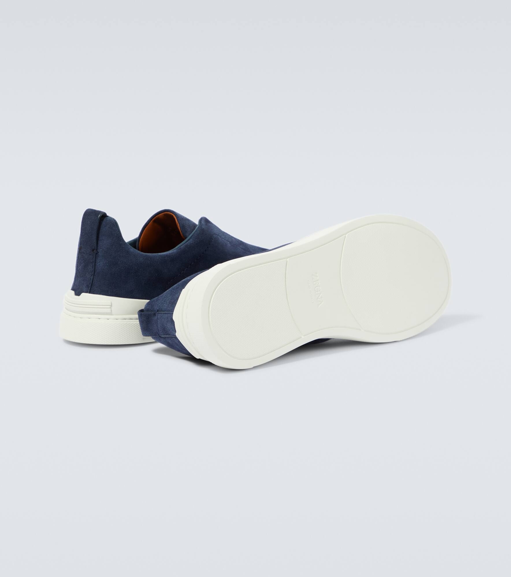 Triple Stitch suede sneakers - 7