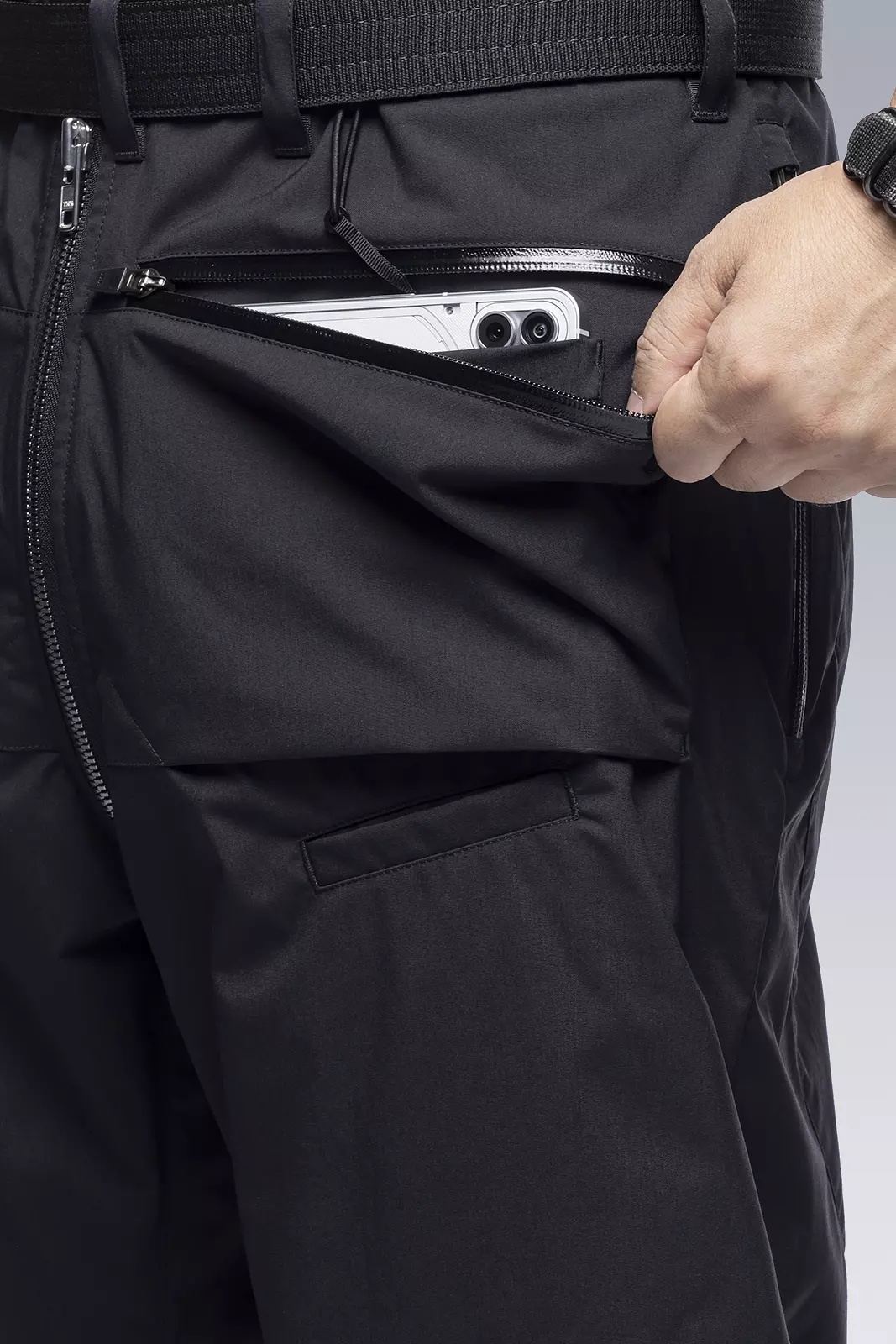 ACRONYM P50-E Encapsulated Nylon Pant Black | REVERSIBLE