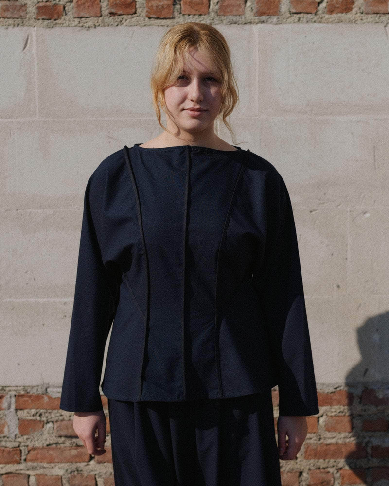 Nika Top - Wild Silk & Wool 1