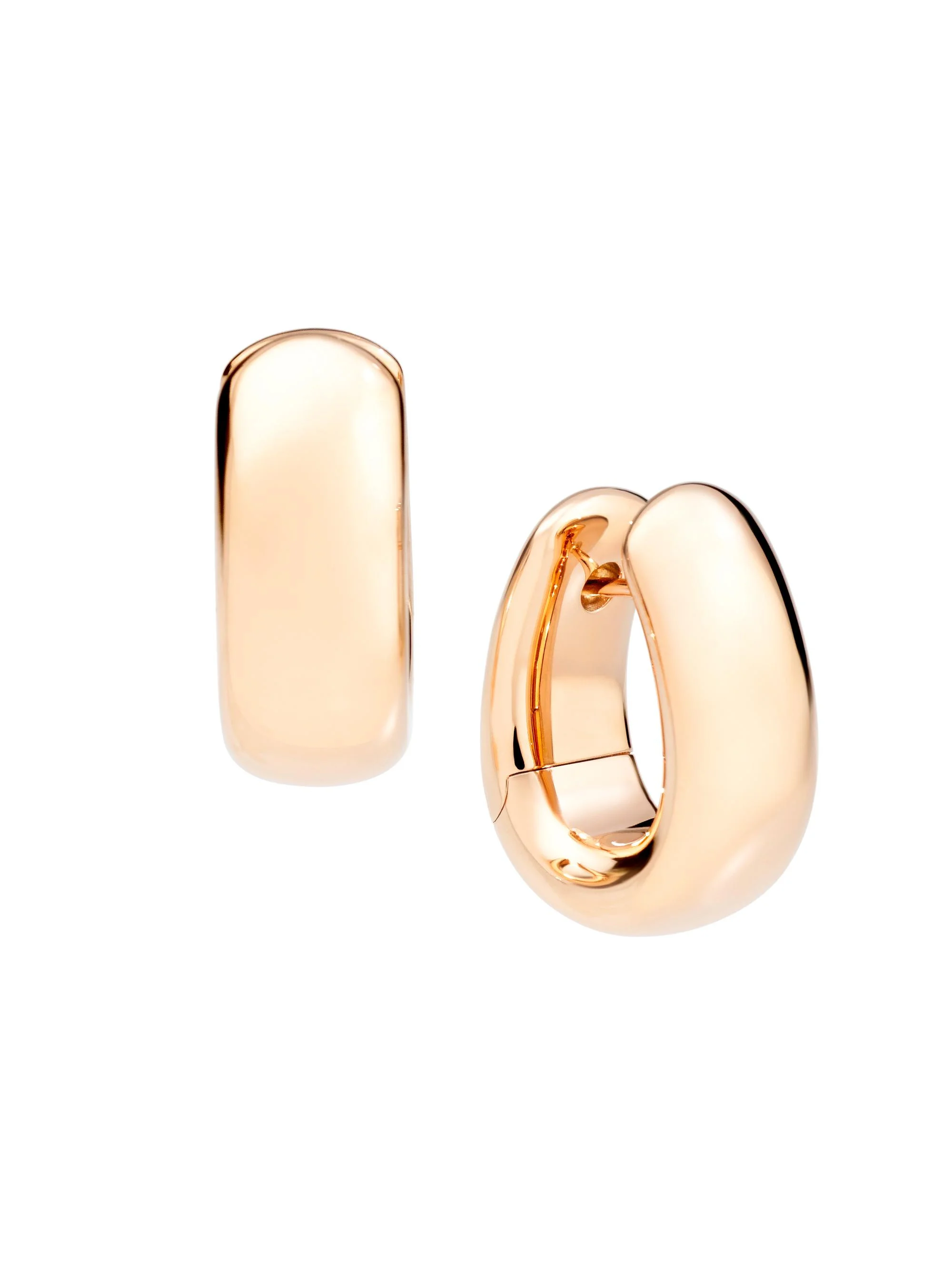 Women's Iconica 18K Rose Gold Huggie Hoop Earrings - Rose Gold - 1