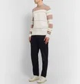 Striped Cotton and Silk-Blend Sweater - 6