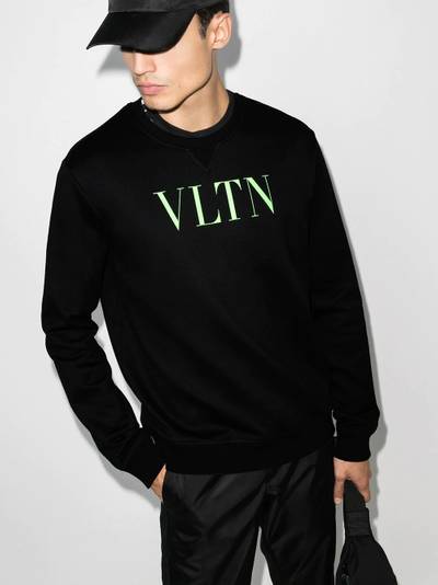 Valentino logo detail sweatshirt outlook