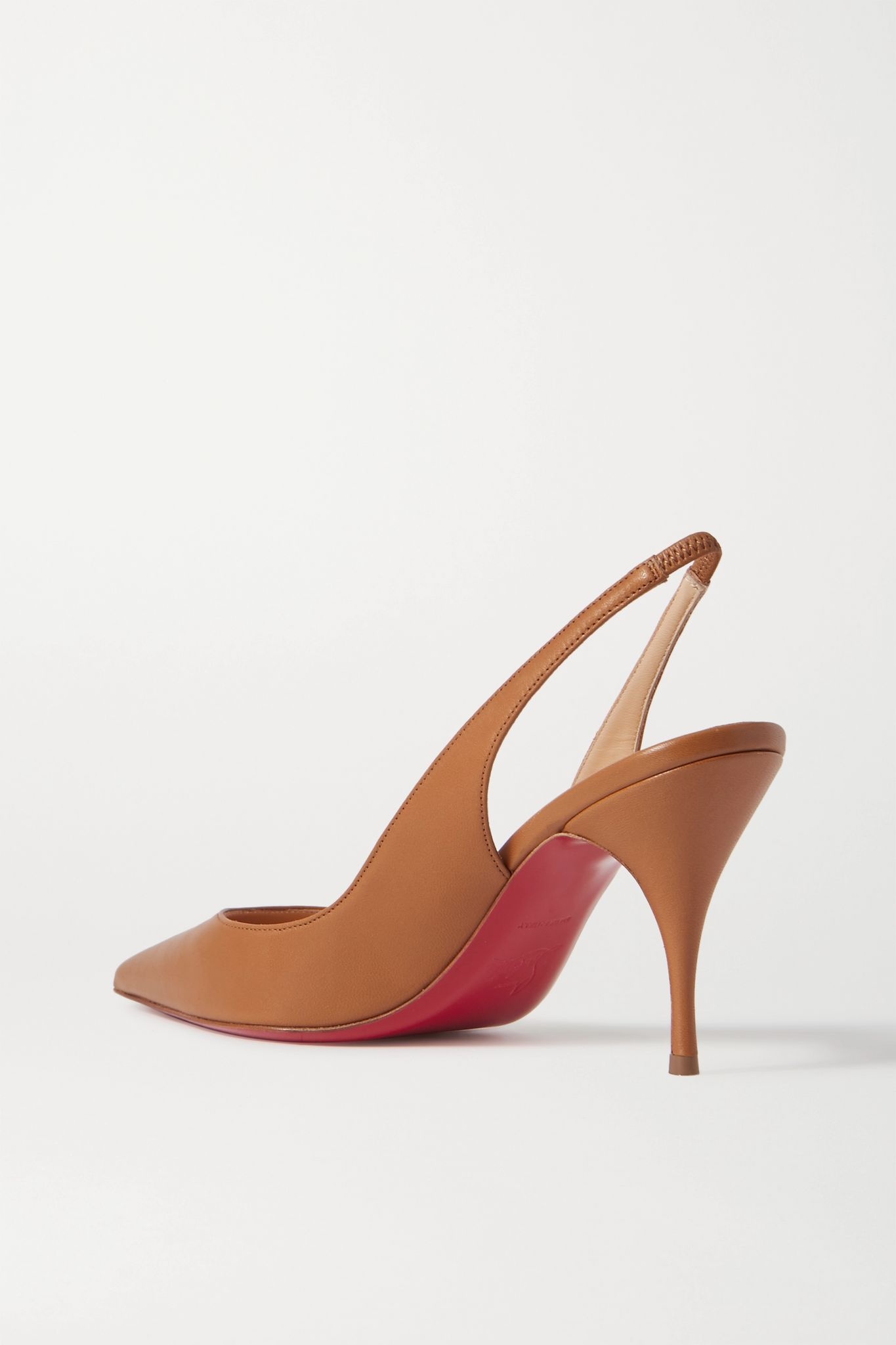 Clare 80 leather slingback pumps - 3