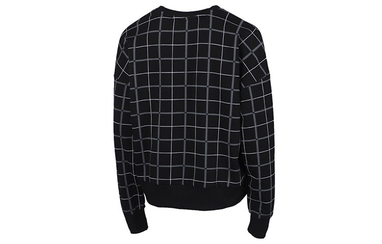 (WMNS) PUMA Rechack Pack Crew Sweatshirt 'Black White' 597892-51 - 2