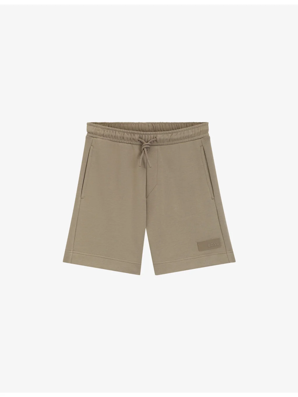 Branded Drawstring-Waist Jersey Shorts - 1