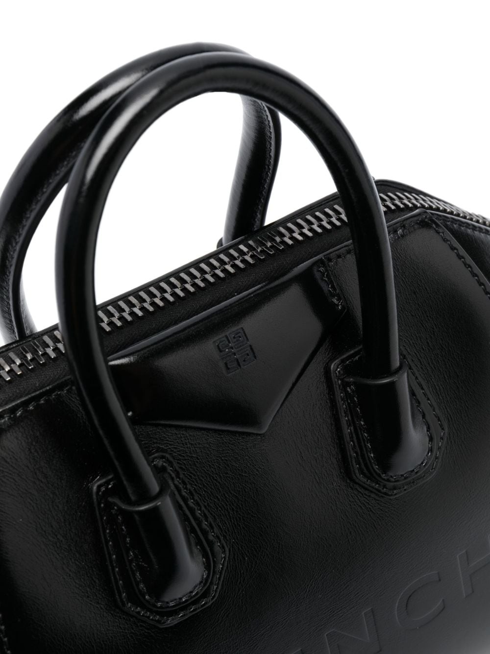 small Antigona leather tote bag - 4