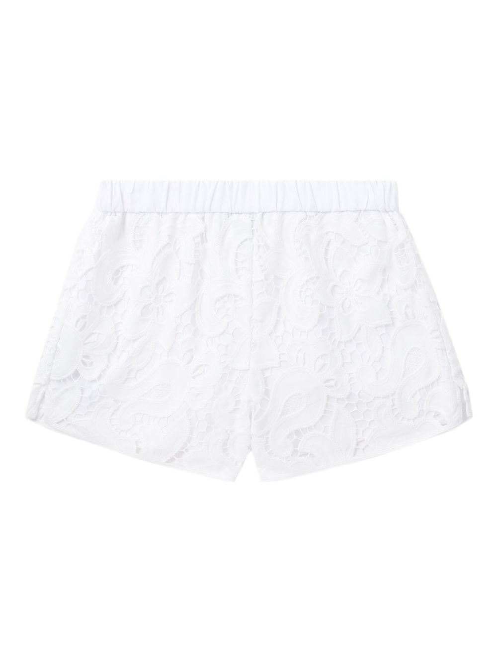 Amy elasticated-waist lace shorts - 3