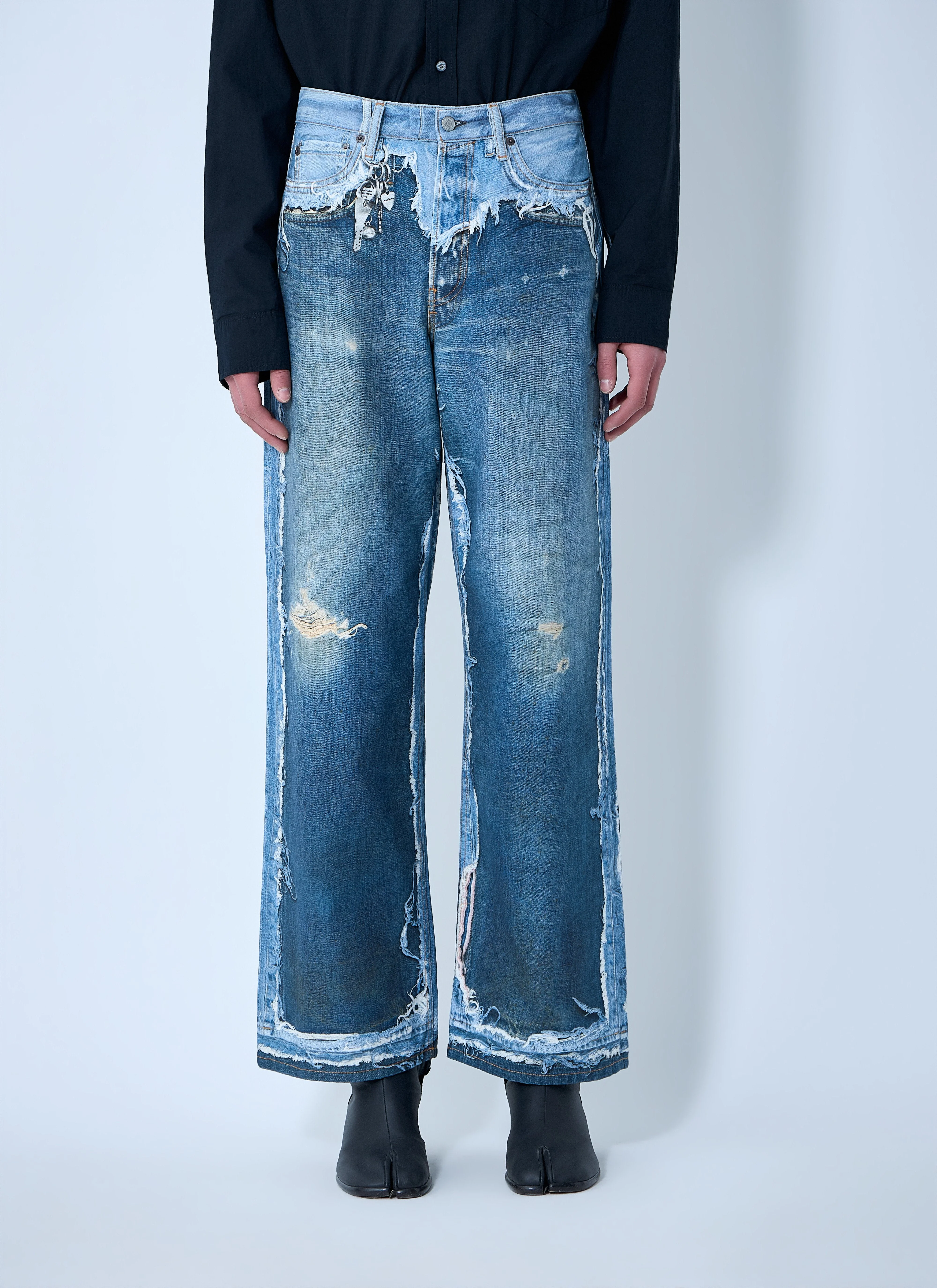 Acne Studios Men Trompe-L'oeil Jeans - 1