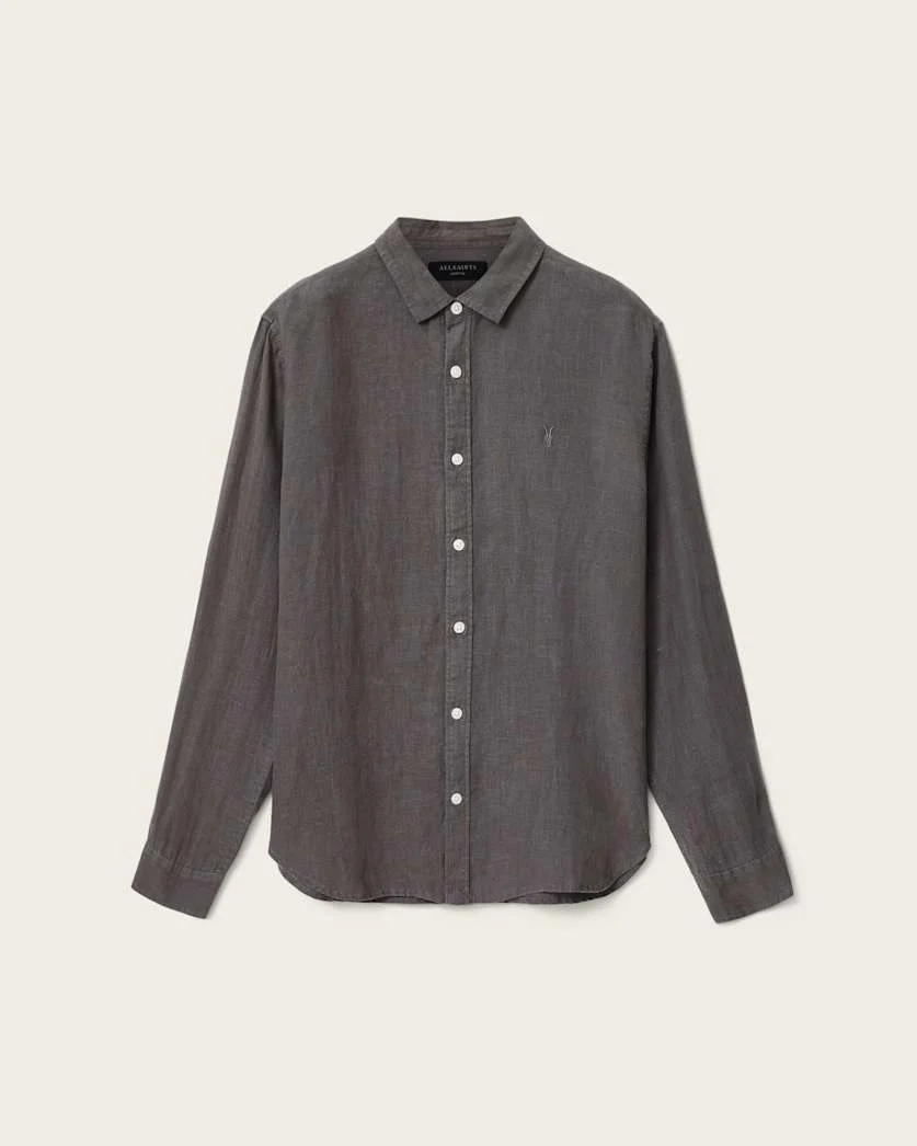 LOOM LONG SLEEVE LINEN SHIRT - 1