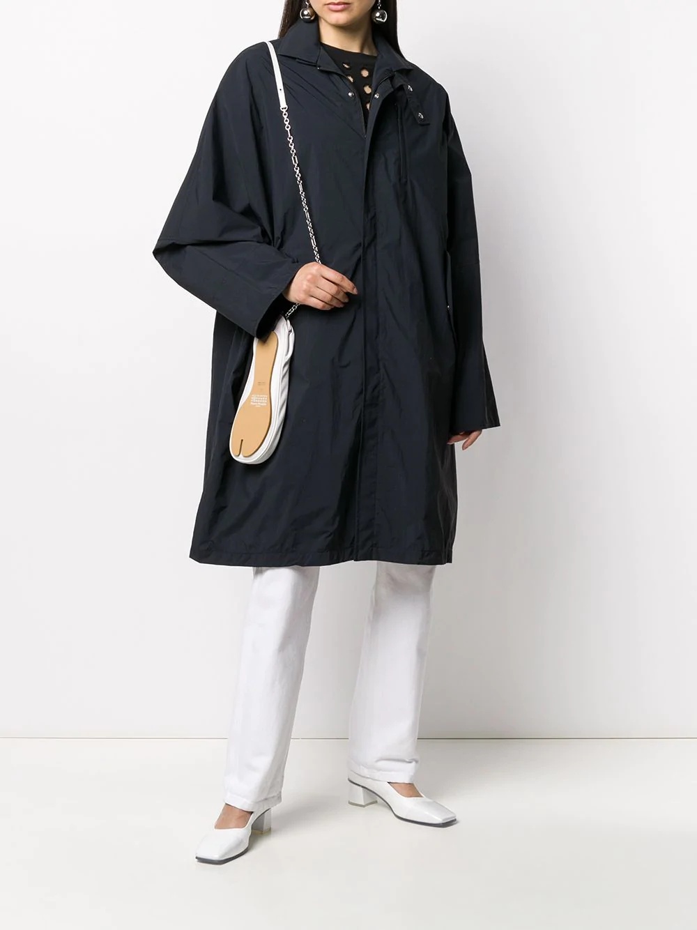 A-line oversized raincoat - 2