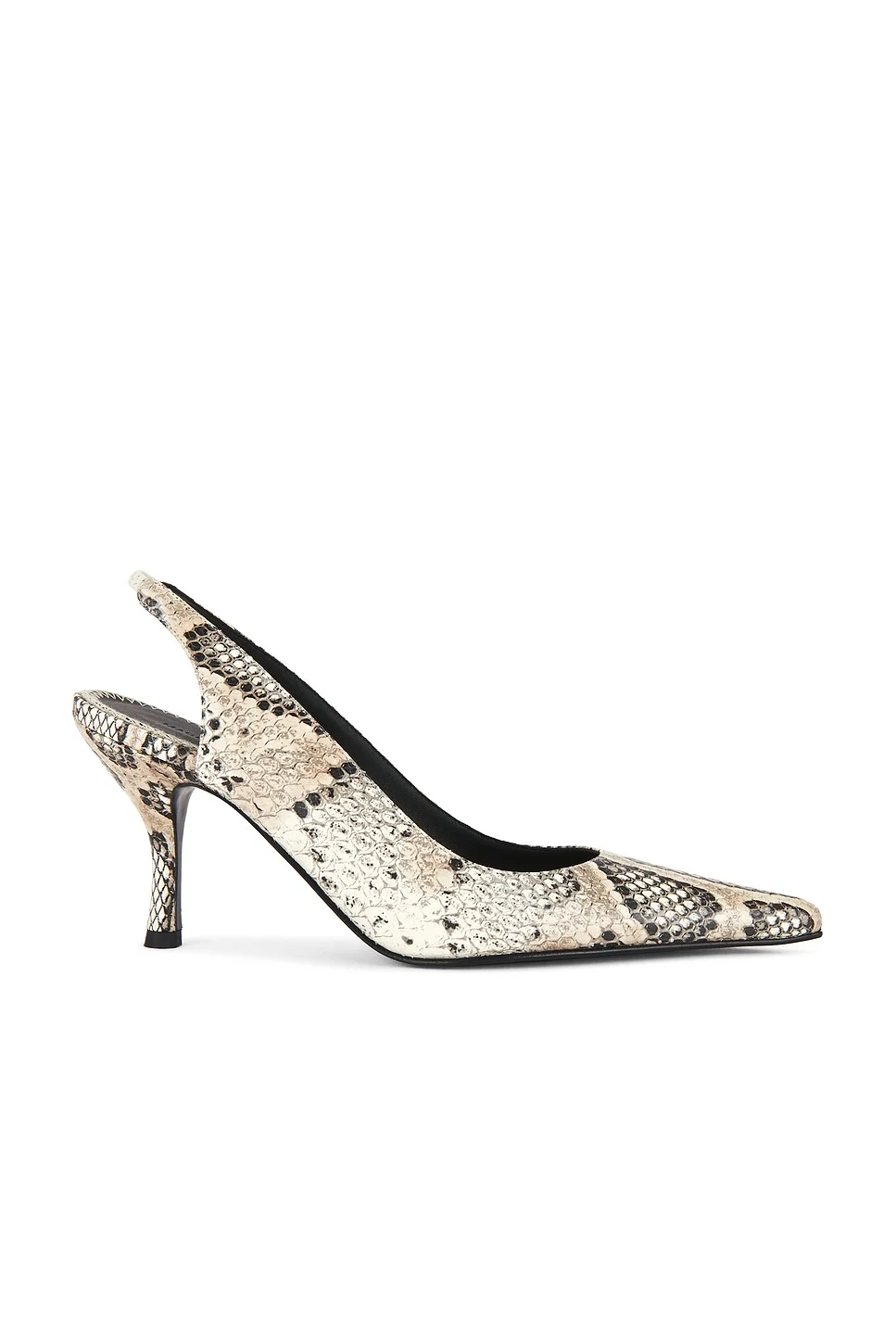 Snake Low Slingback Heel - 1
