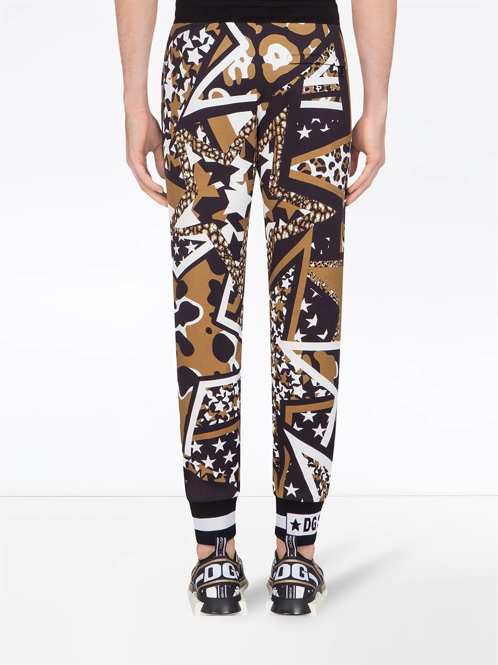 Millenials star print track pants - 4