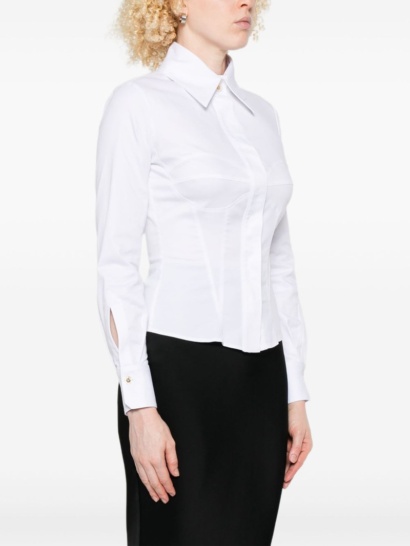 embroidered-logo shirt 3