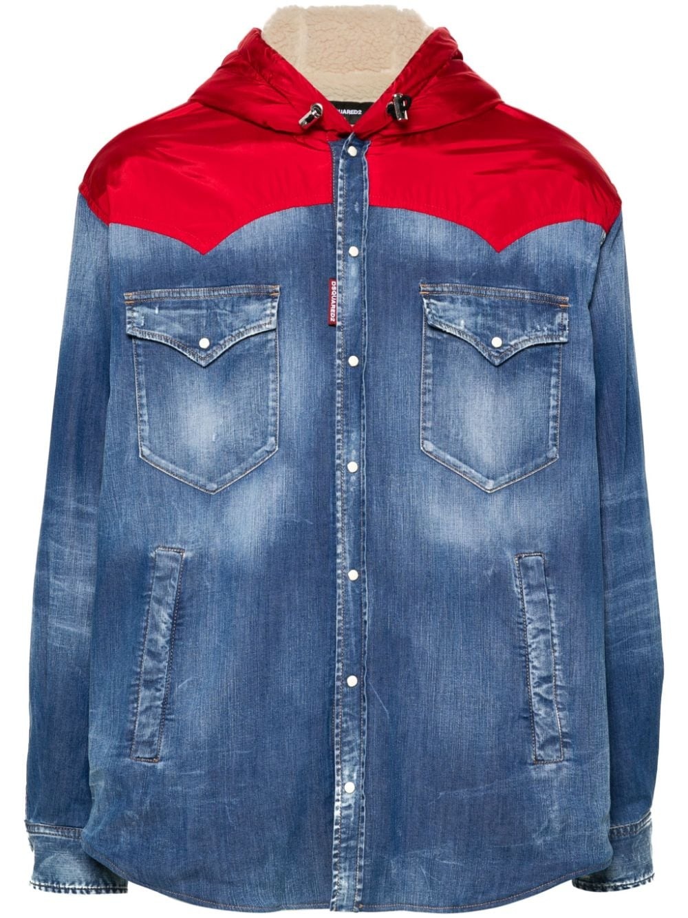 Denim cotton jacket - 1