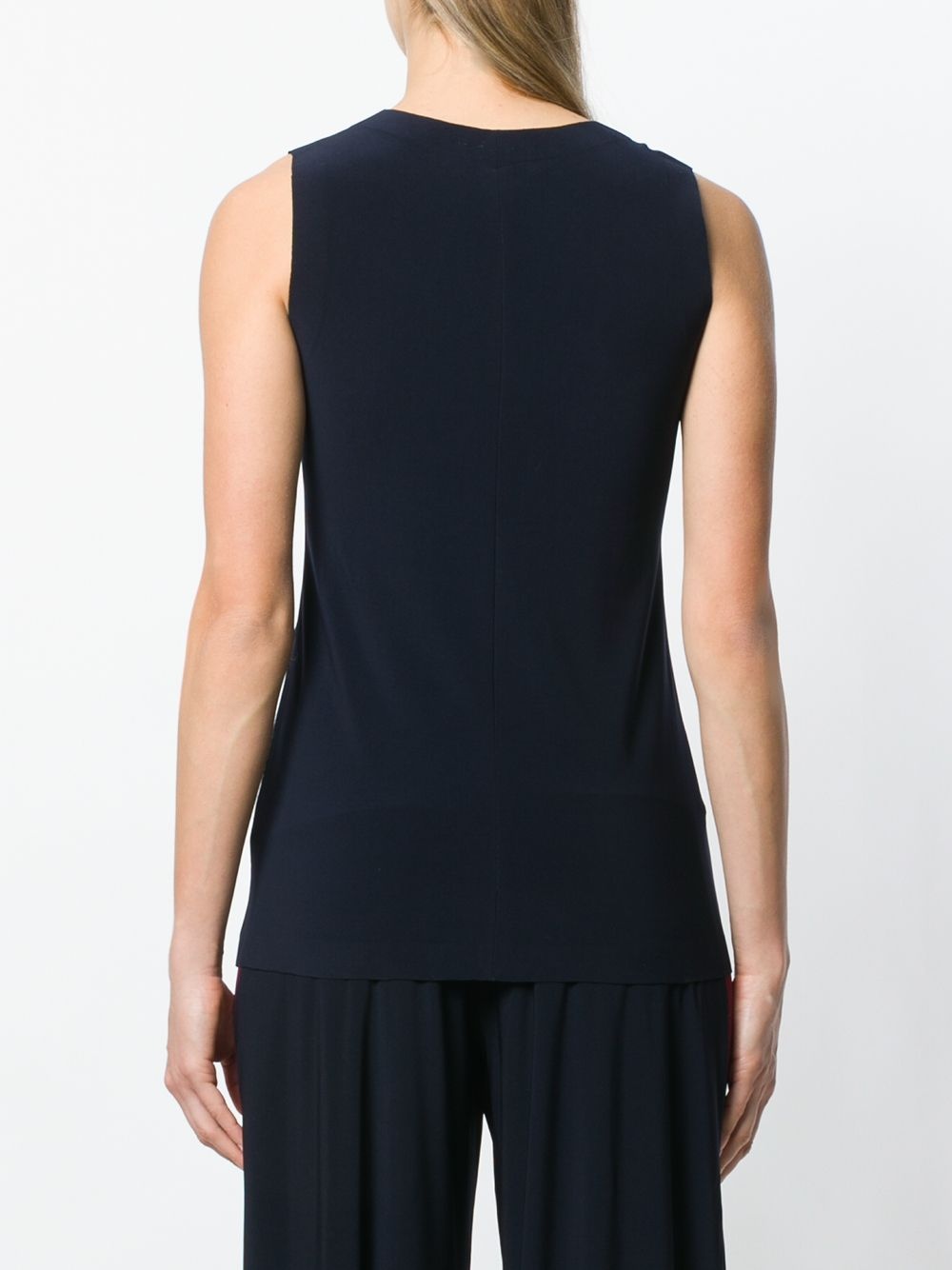 plain sleeveless top - 4