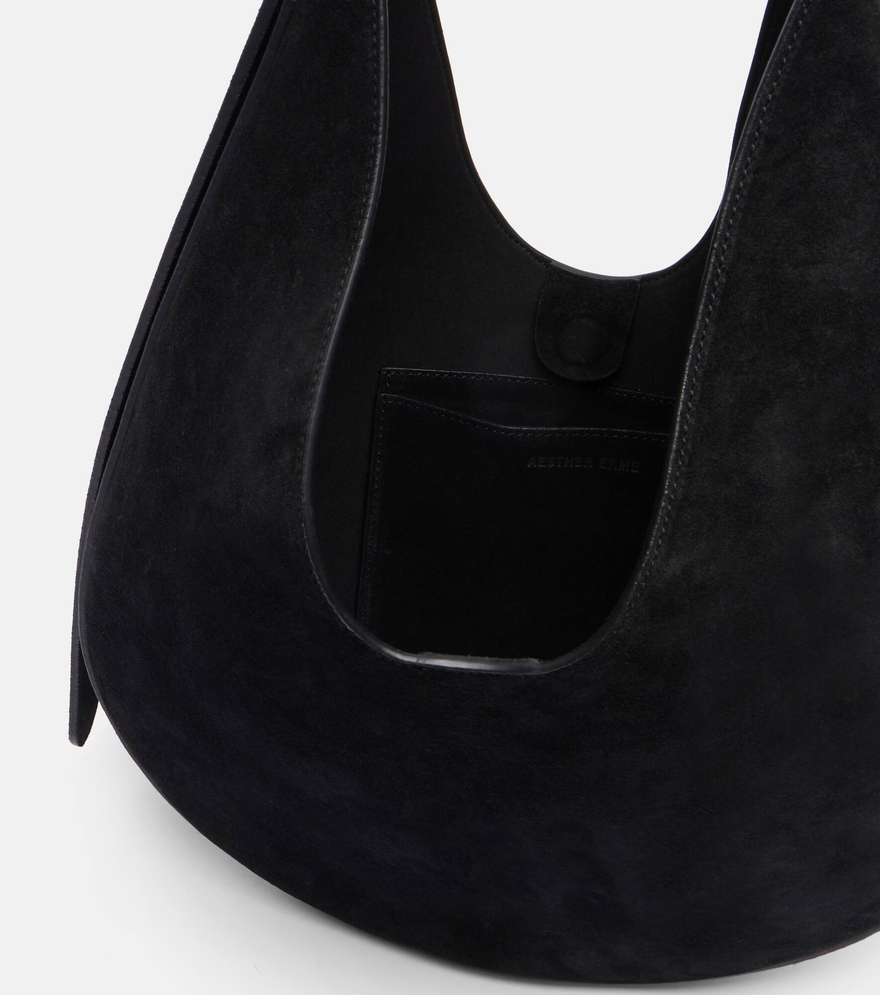 Medium suede shoulder bag - 3