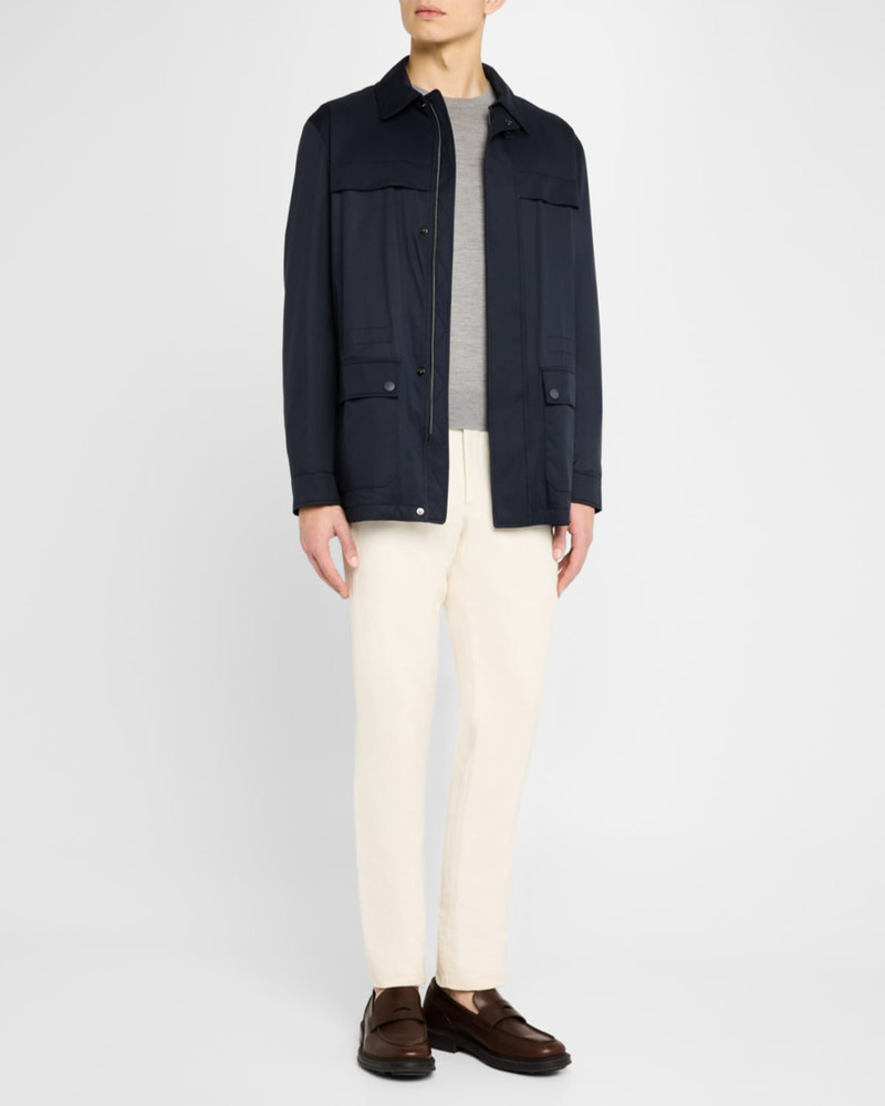 Canali Men's Brera Four-Pocket Field Jacket outlook