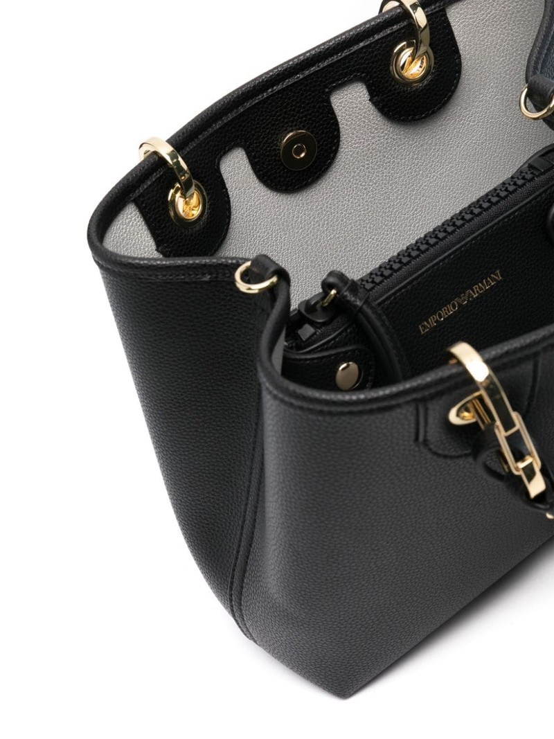 logo-debossed tote bag 5