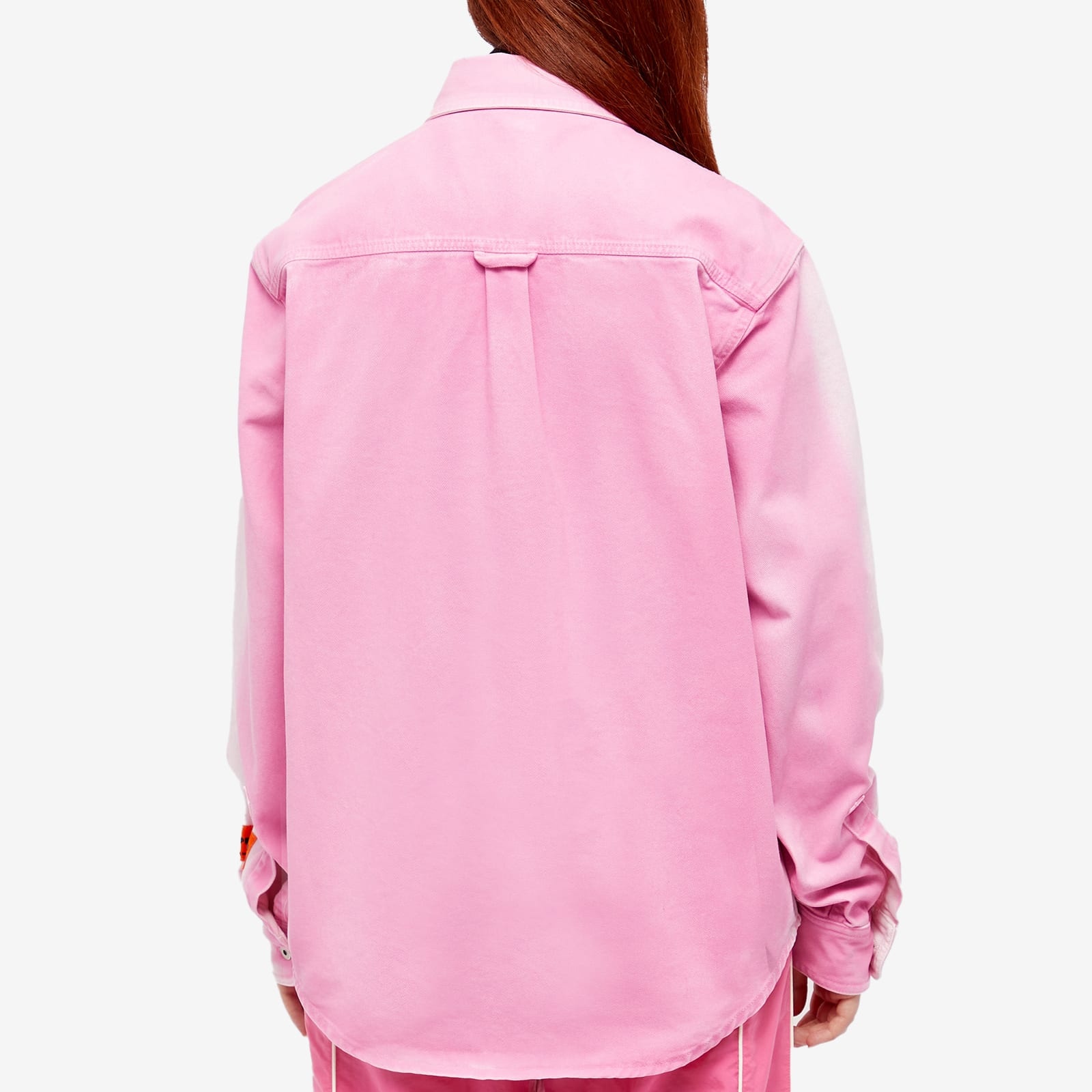HERON PRESTON 売れ筋商品|||ヘロン プレストン シャツ トップス レディース Denim shirts Pink Heron Preston Heron Preston Gradient Denim Shirt Jacket