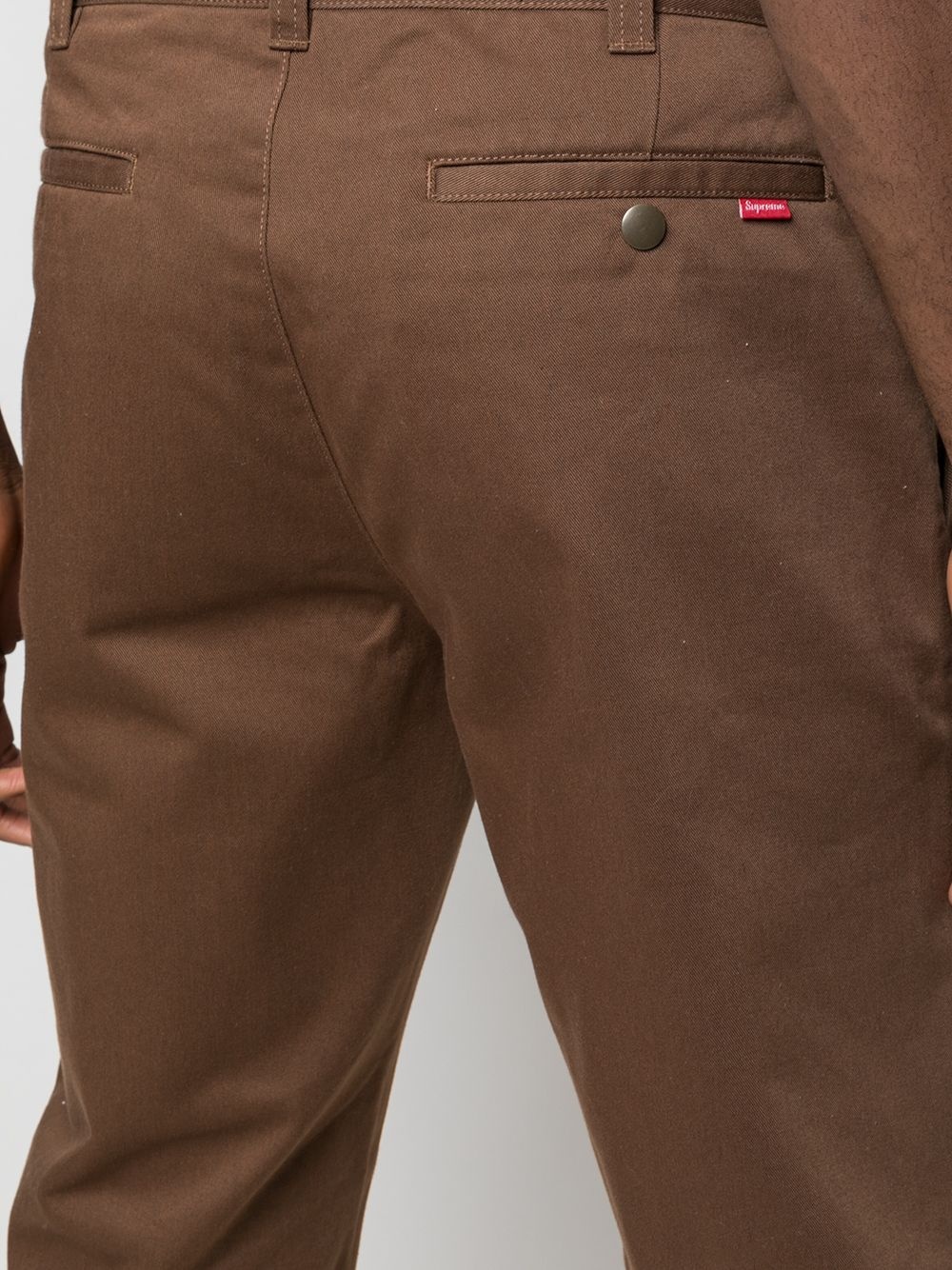 straight leg work trousers - 5