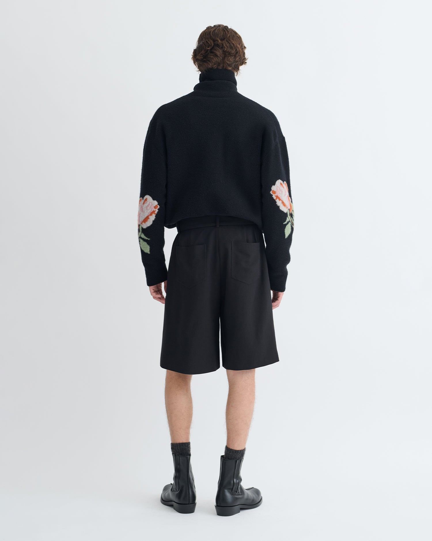 Tailored Crepe Twill Shorts - 3