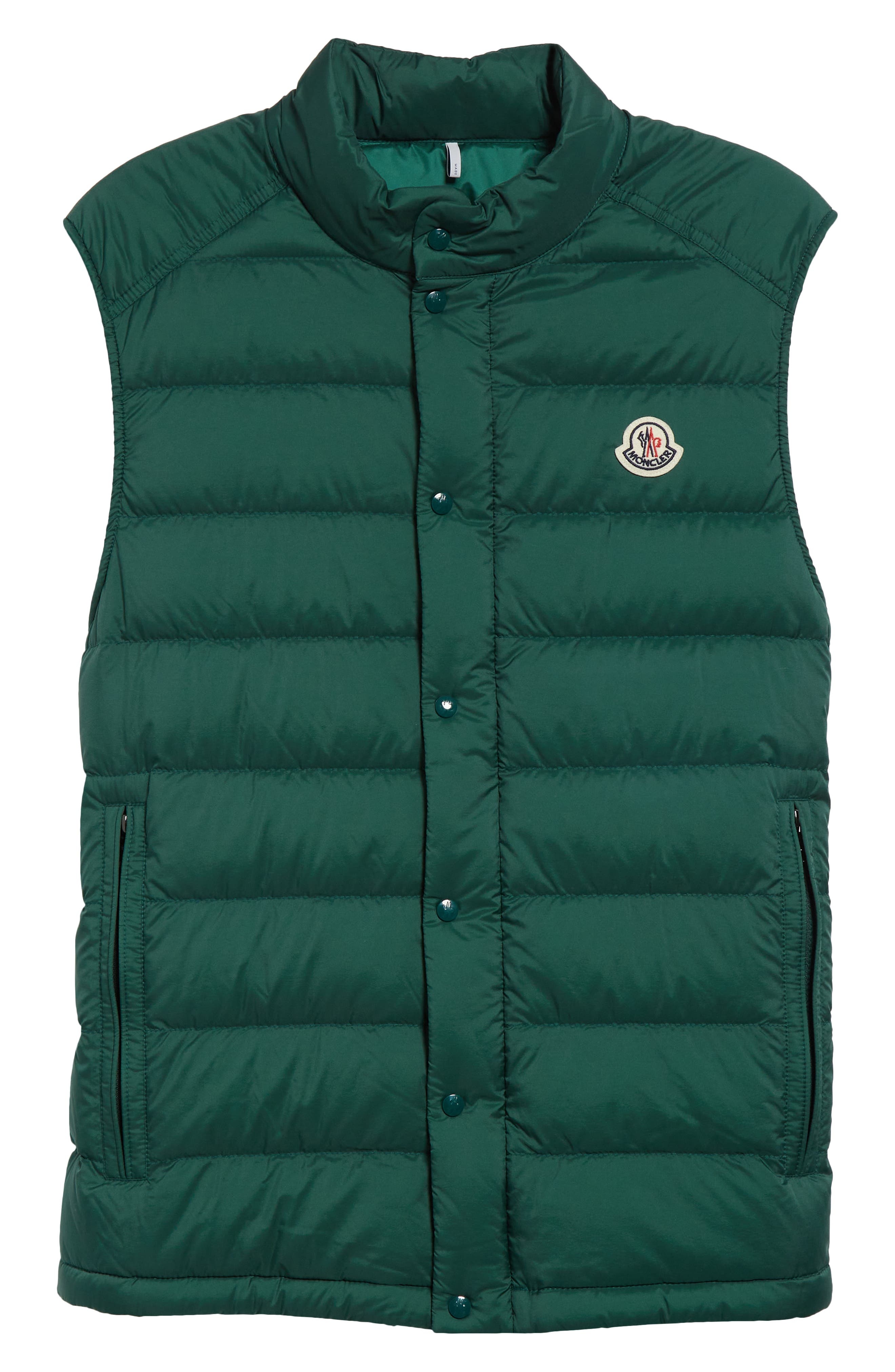 Moncler Barthe Down Puffer Vest in Bistro Green at Nordstrom - 6