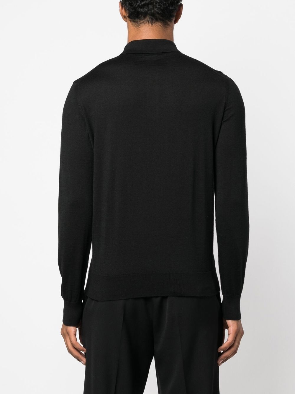 knitted polo shirt - 4