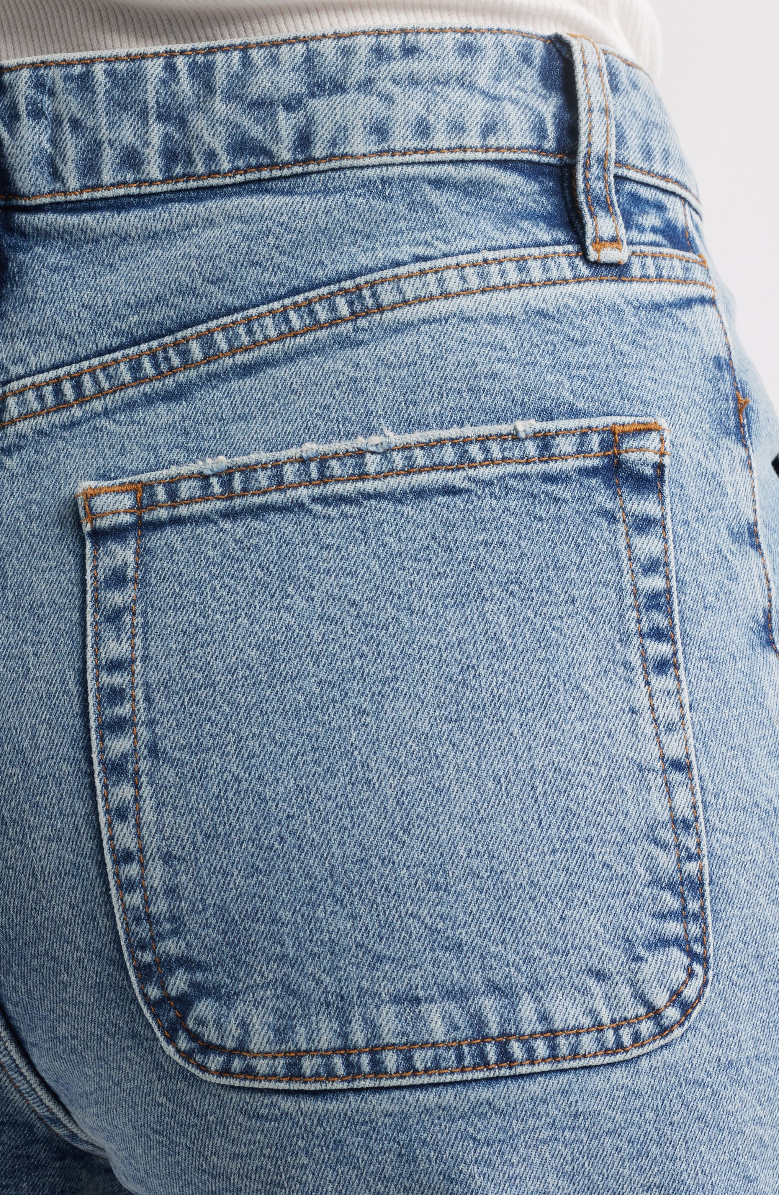 FRAME The Modern Pocket Wide Leg Jeans in Charge at Nordstrom - 4