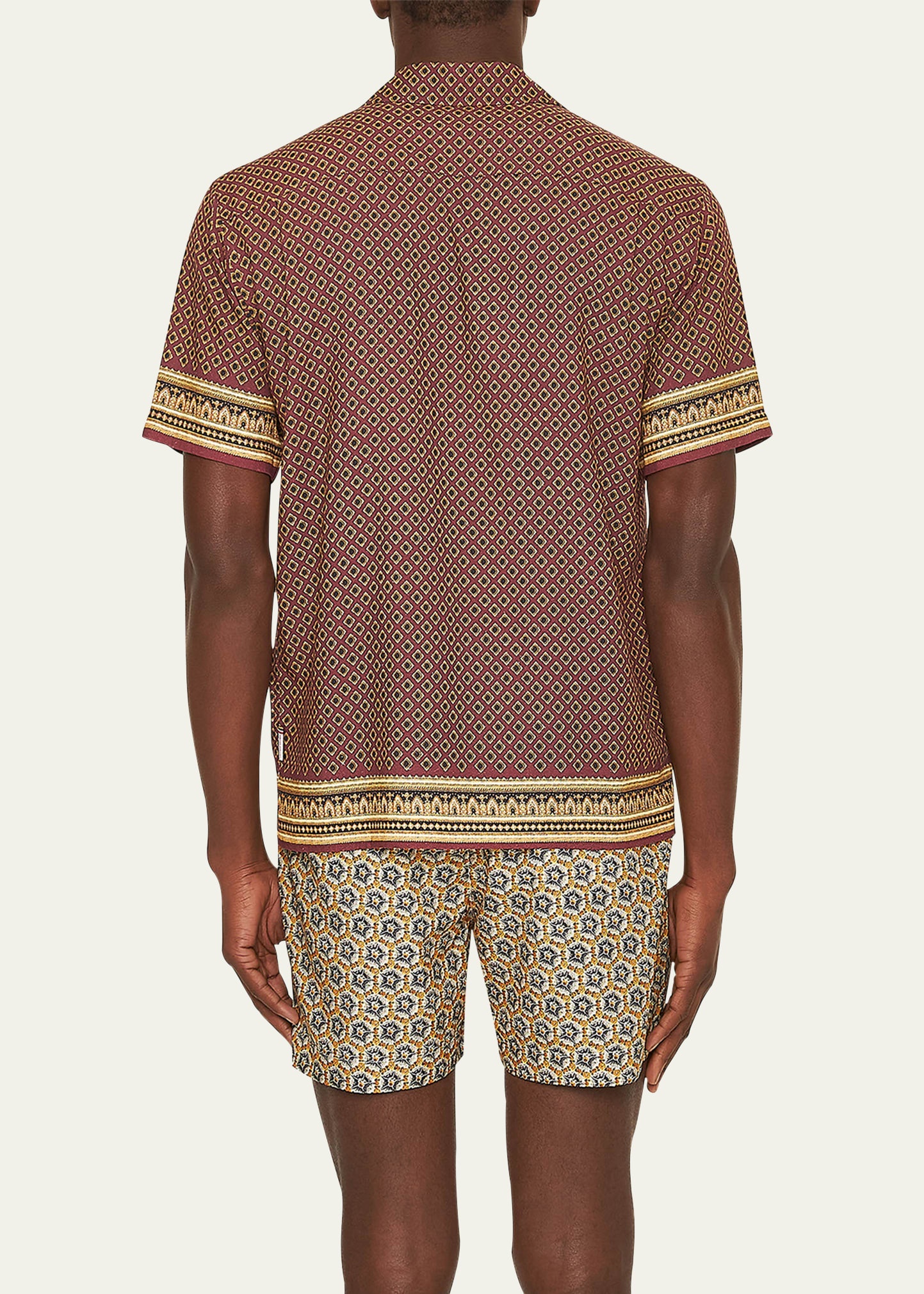 Men's Maitan Solmio Geometric Camp Shirt - 3