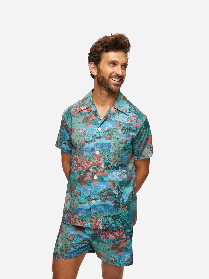Men's Short Pyjamas Ledbury 59 Cotton Batiste Multi - 2