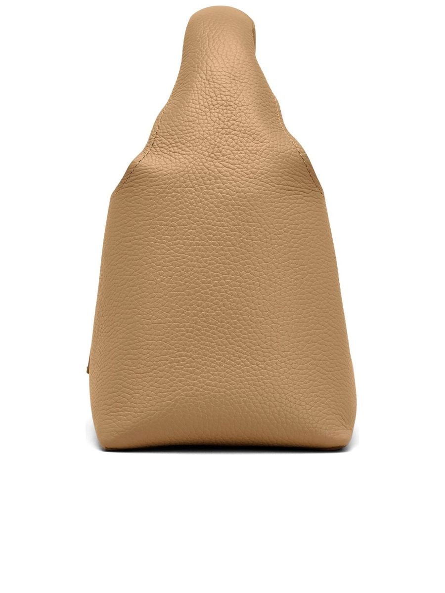 Grained Leather Handbag - 4