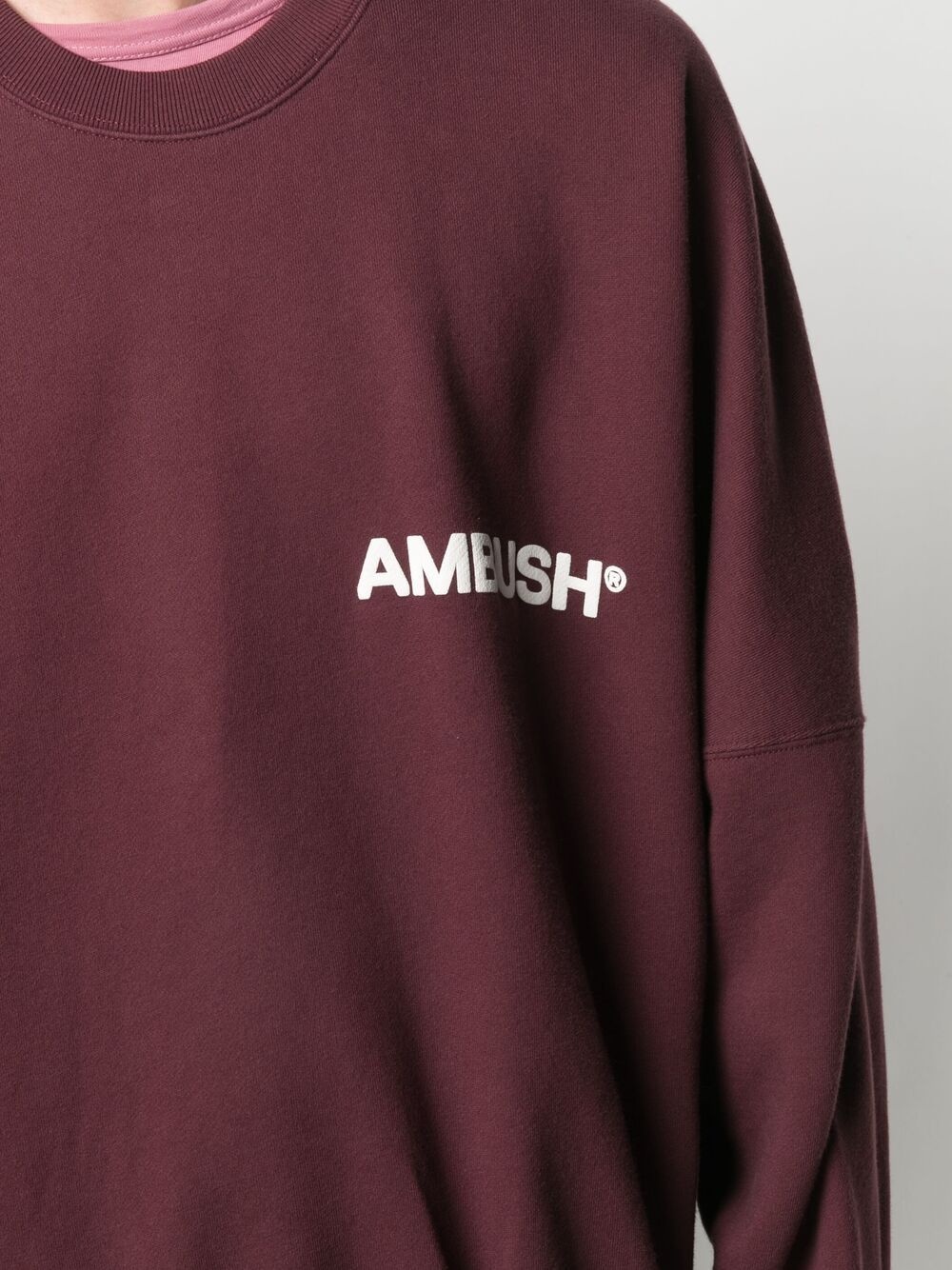 drawstring-hem logo sweatshirt - 5