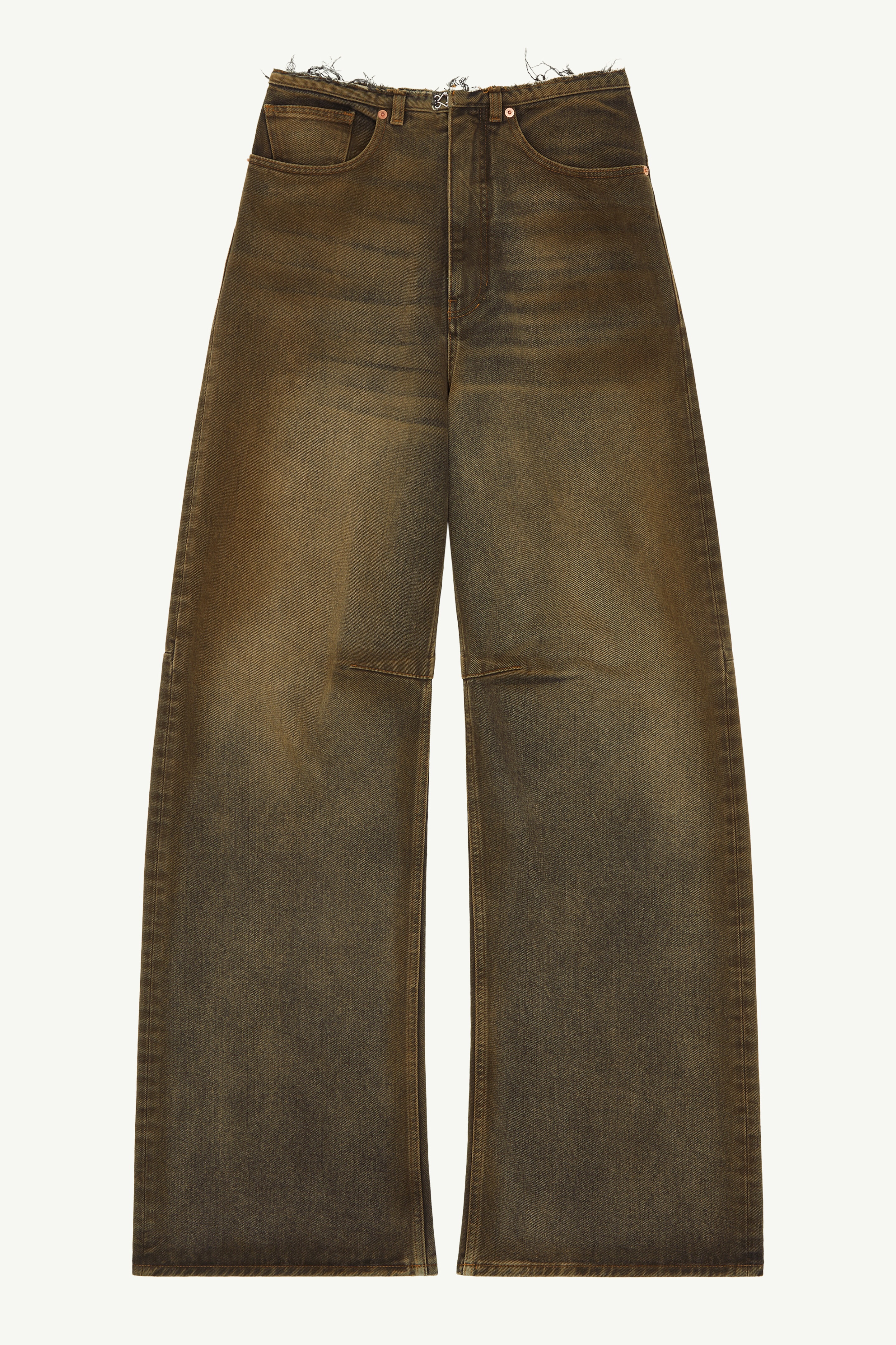 5-pocket denim trousers - 1