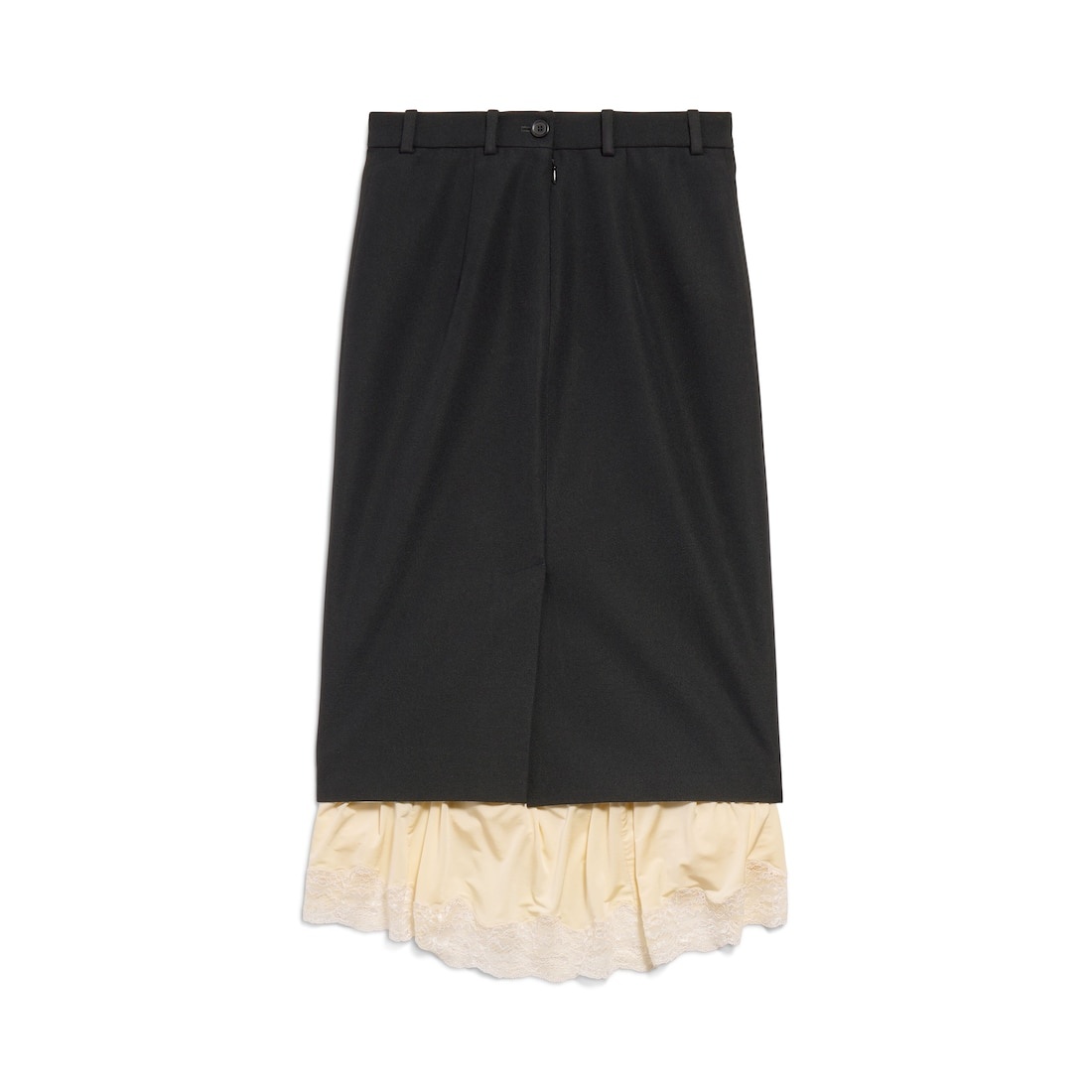 Women's Lingerie Tailored Skirt in Black - 6
