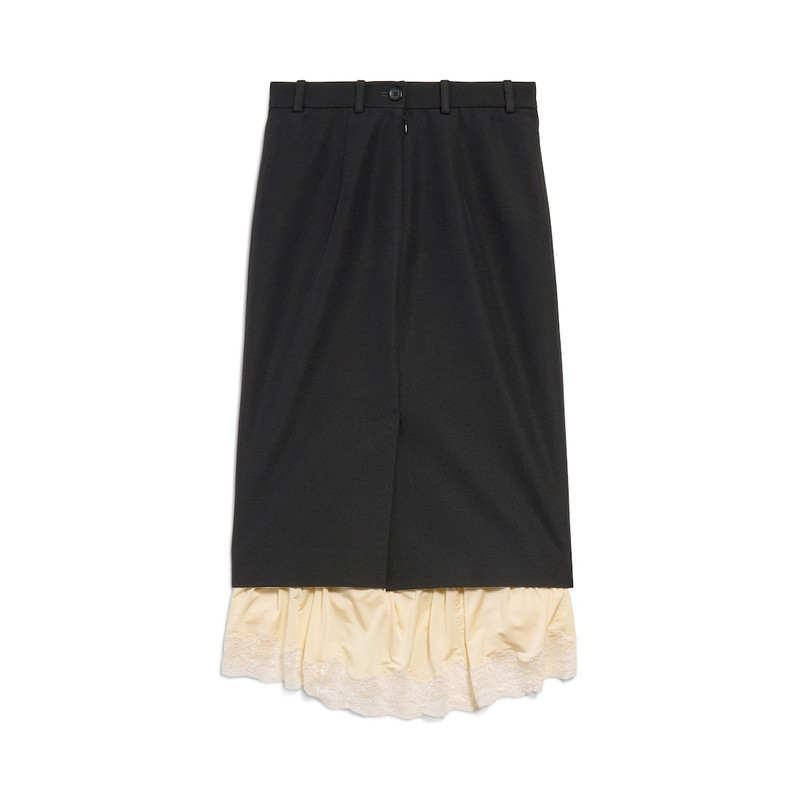 Women's Lingerie Tailored Skirt in Black 6