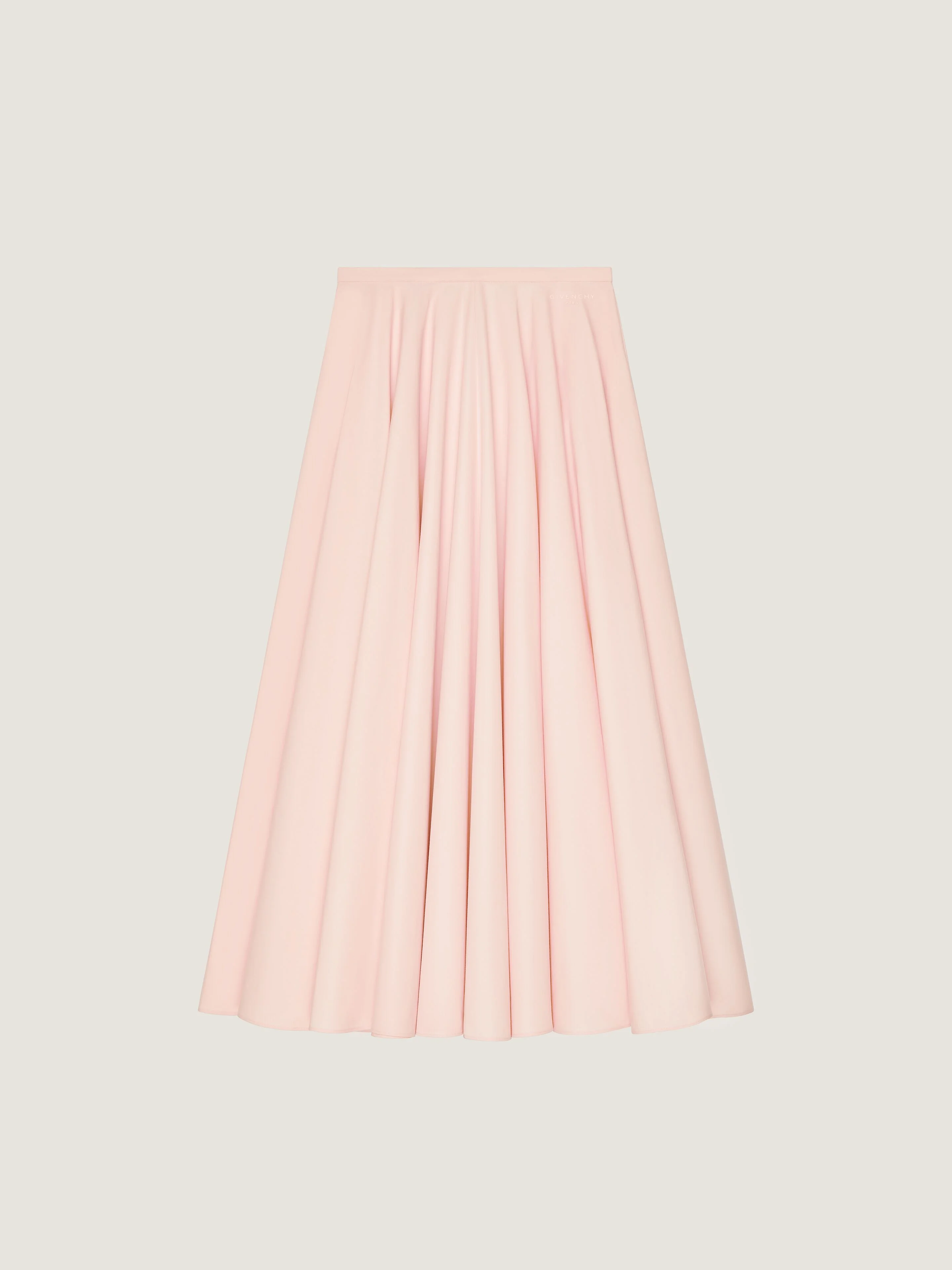 LONG CIRCULAR SKIRT IN POPLIN - 1