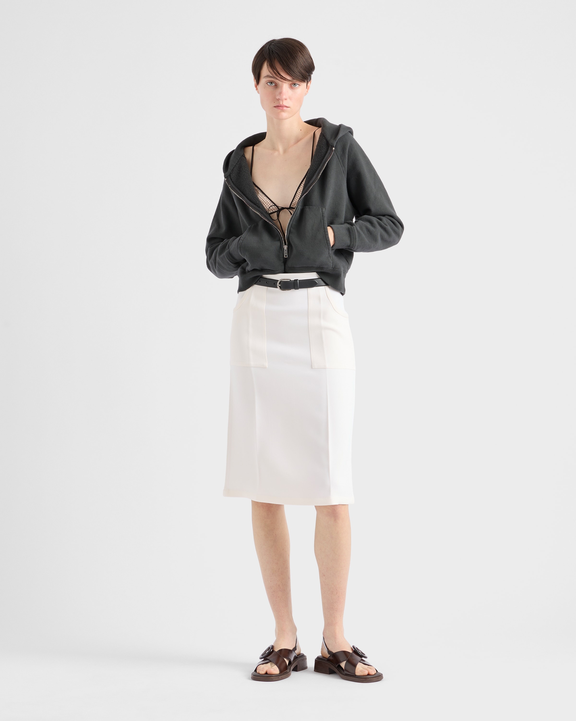 Compact sablé skirt - 2