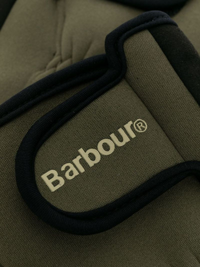 Barbour logo-print full-finger gloves outlook