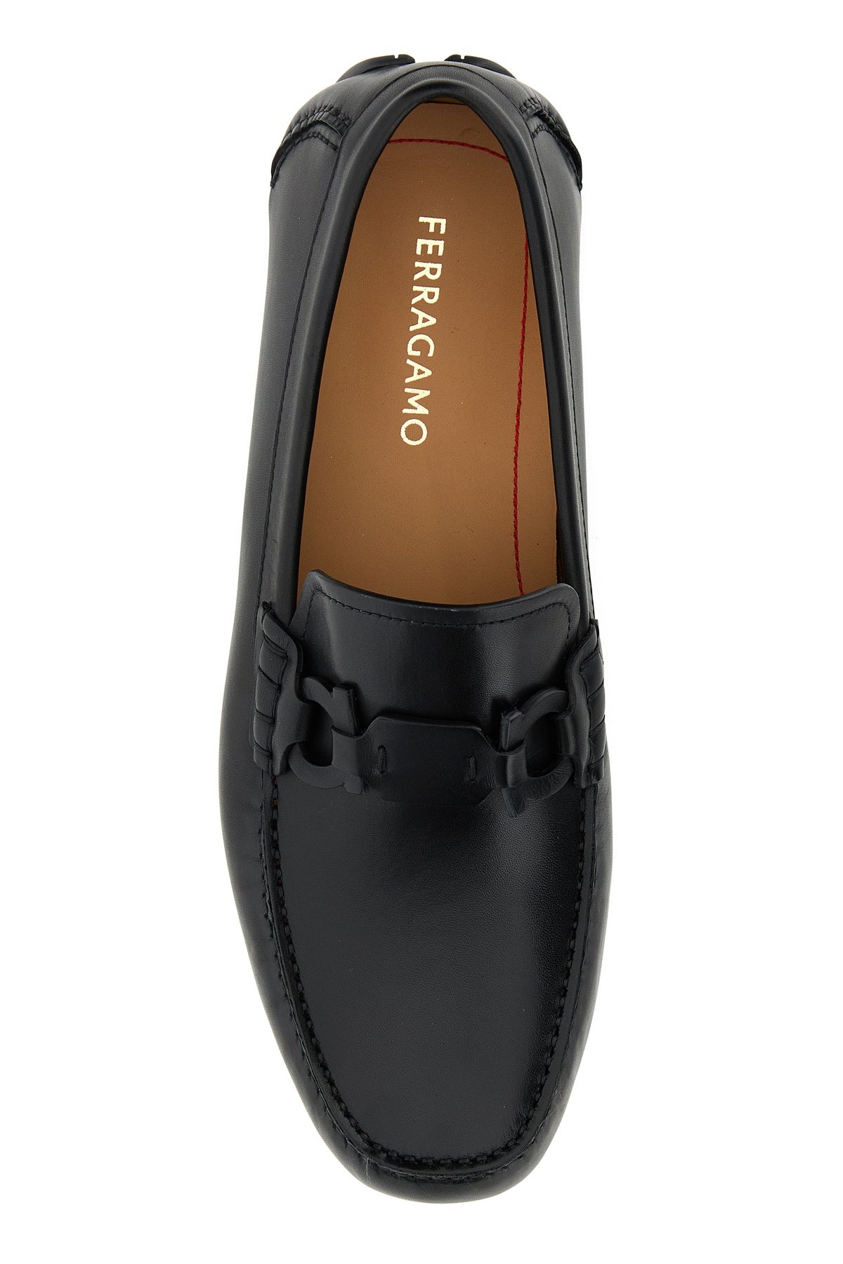Black leather Byte loafers - 4