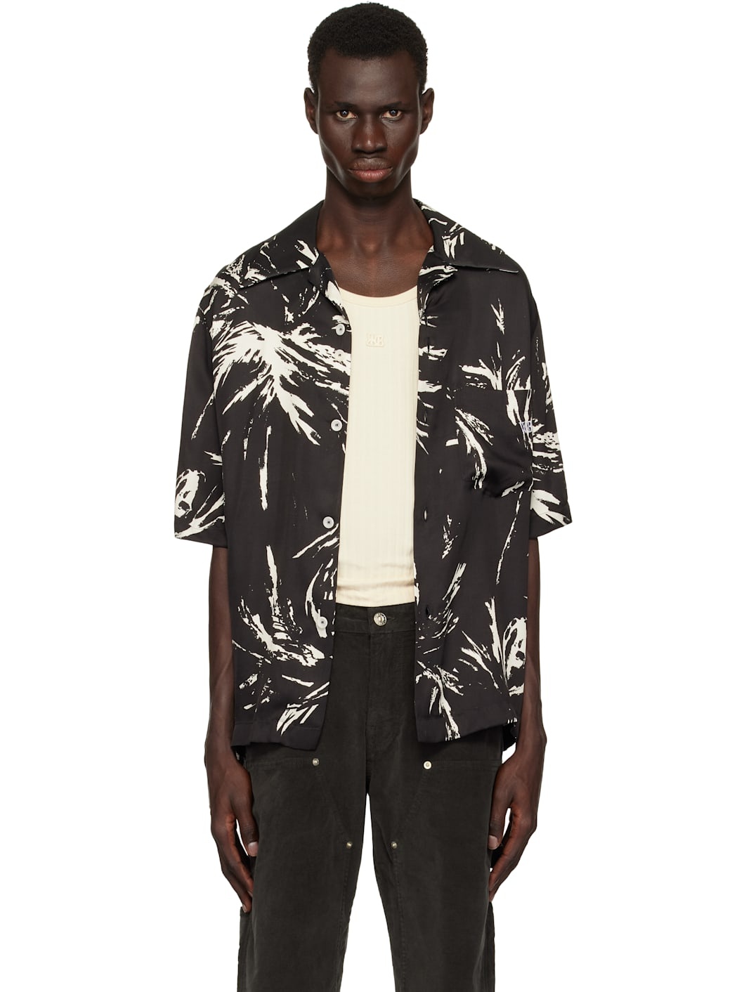 Black Highlife Bowling Shirt - 1