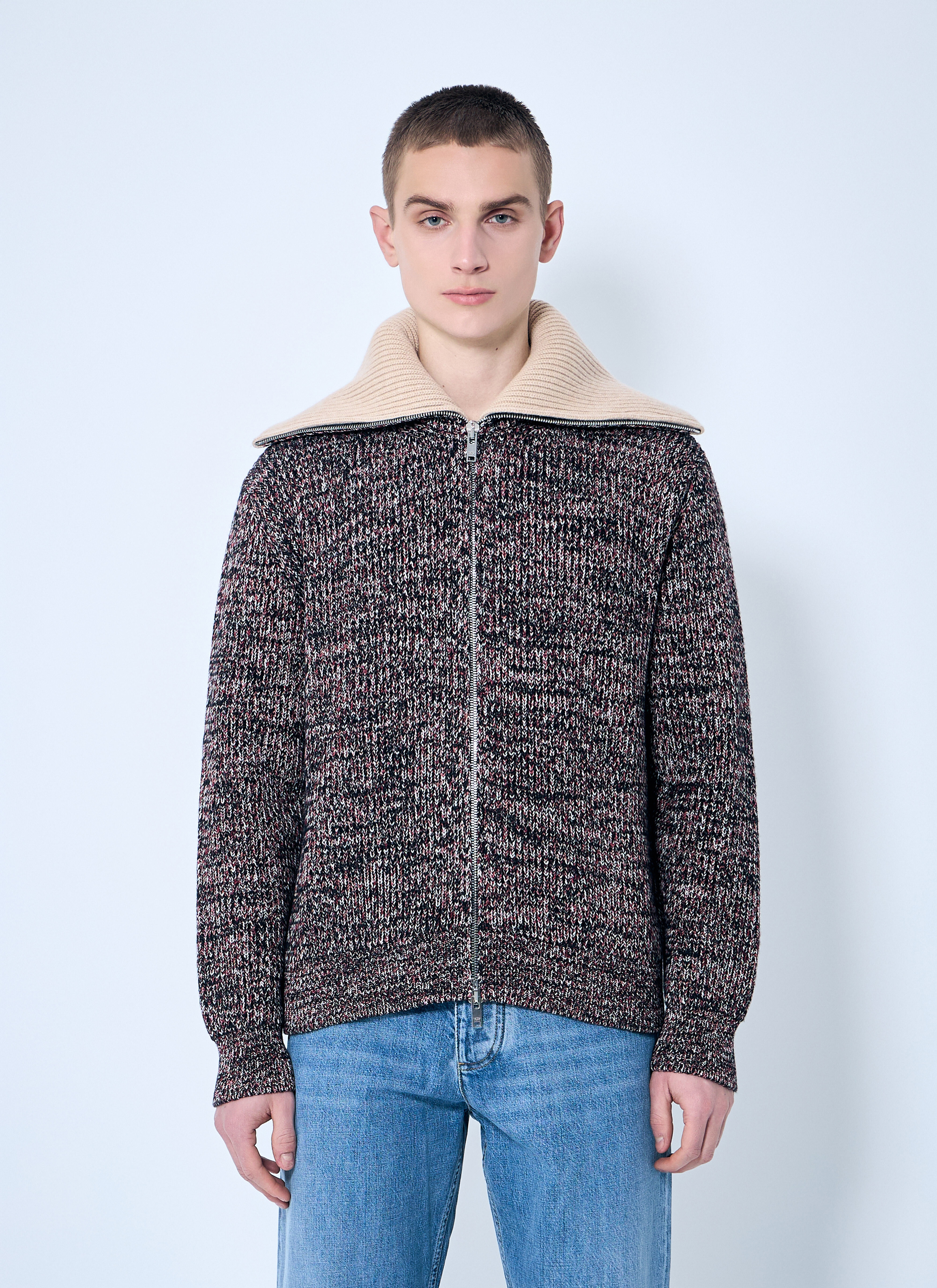 Cotton-And-Wool Cardigan - 1