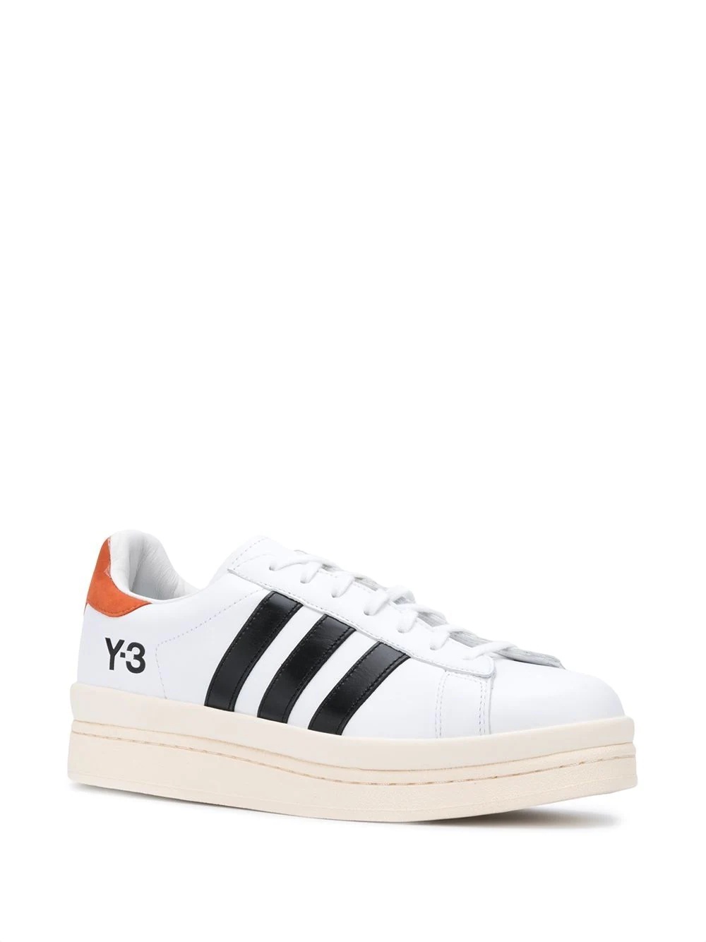logo printed lace-up sneakers - 3