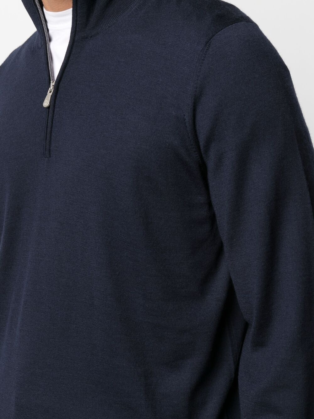 half-zip neck jumper - 5