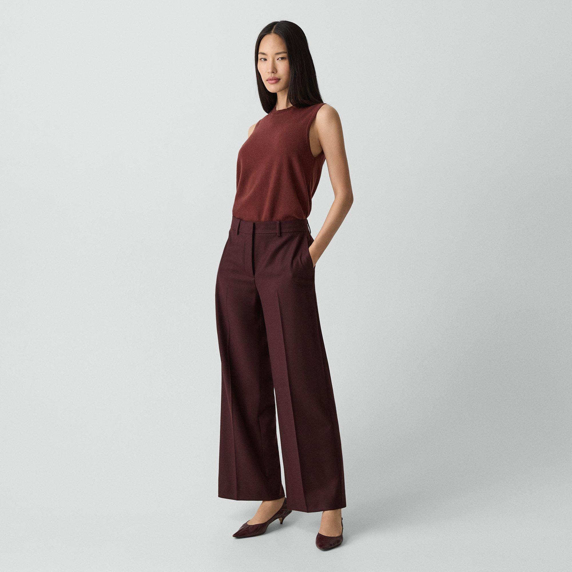 Classic Straight Pant in Sleek Flannel - 3