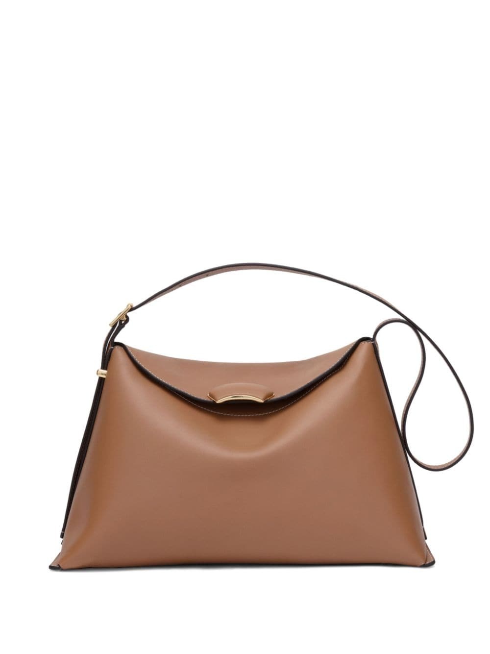 ID leather shoulder bag - 1